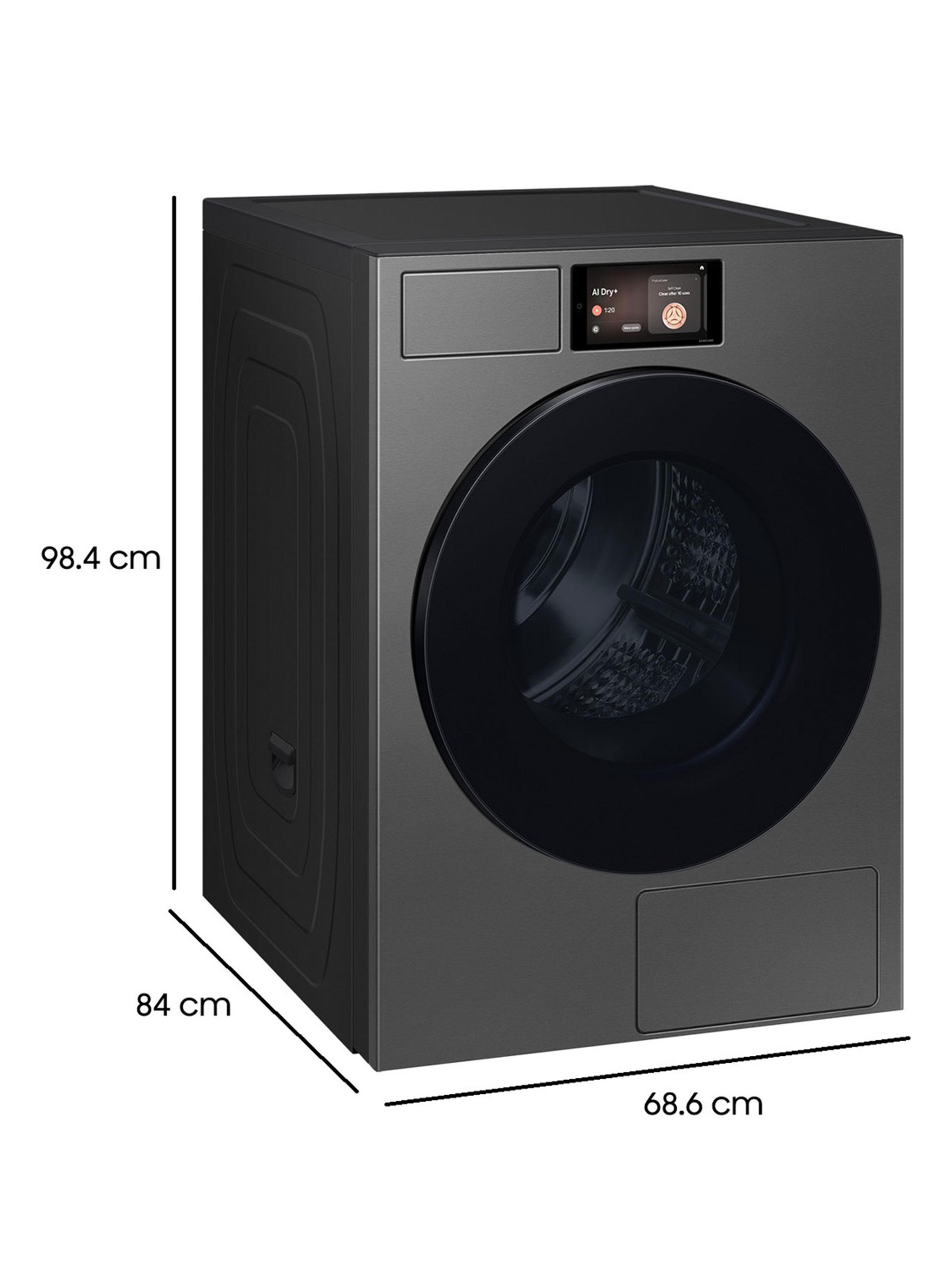 Secadora Frontal 17 Kg Bespoke AI con Bomba de Calor DV90F17CDSZS-1