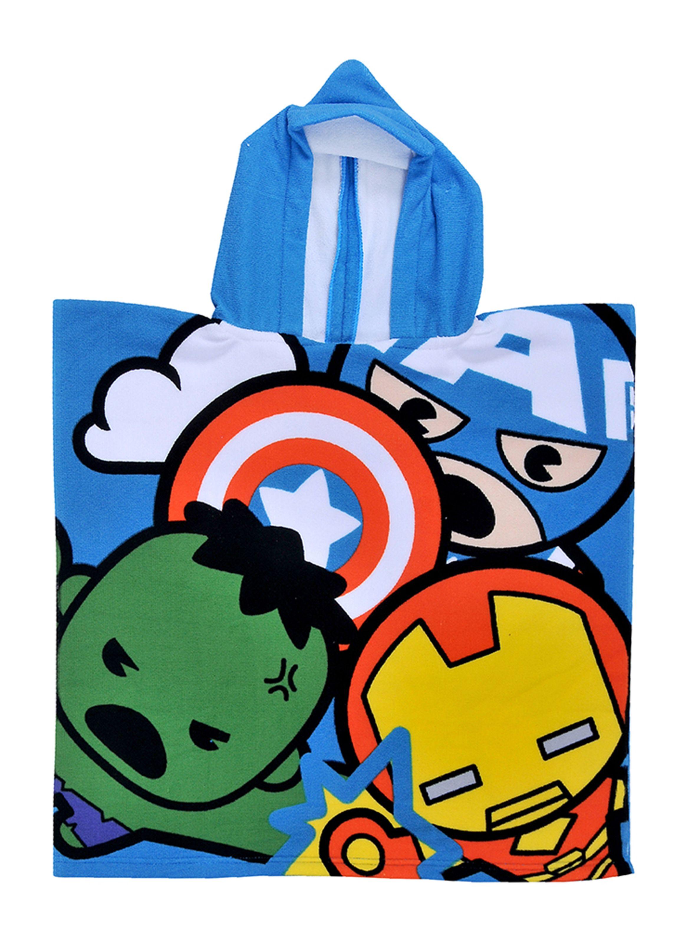 Toalla Playa Capucha Avengers Kawaii-0