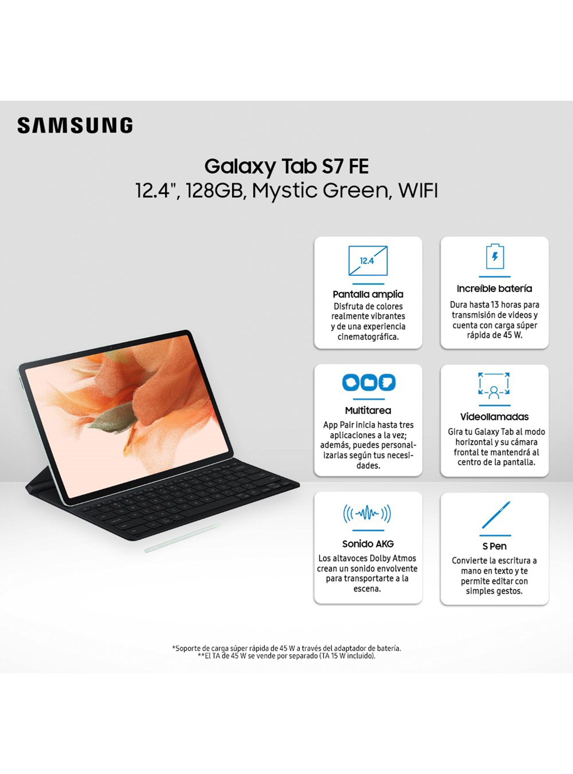 Tablet Samsung Galaxy Tab S7 FE 12.4" 128GB WiFi Mystic Green-1