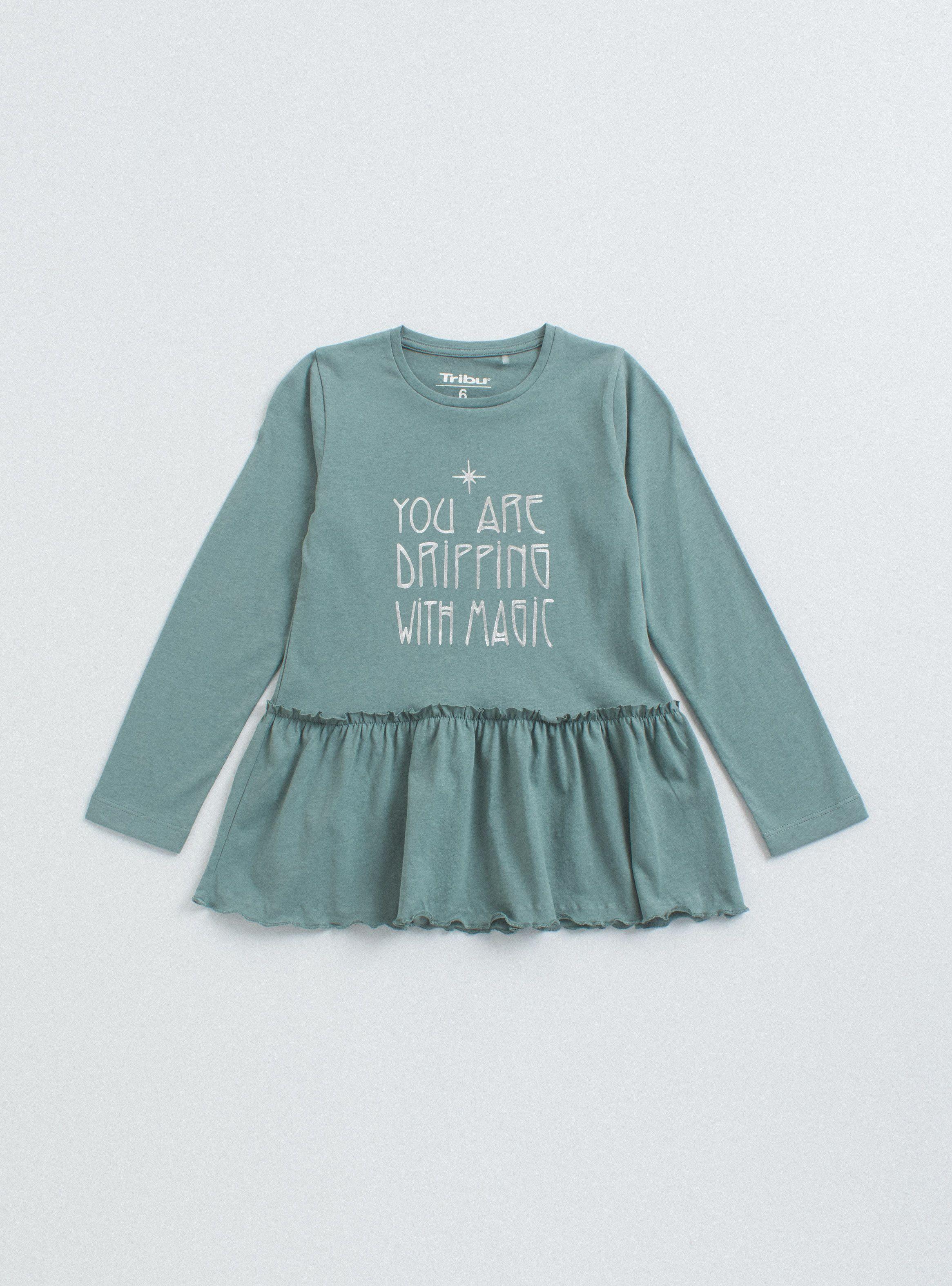 Polera Peplum Largo Niña-1