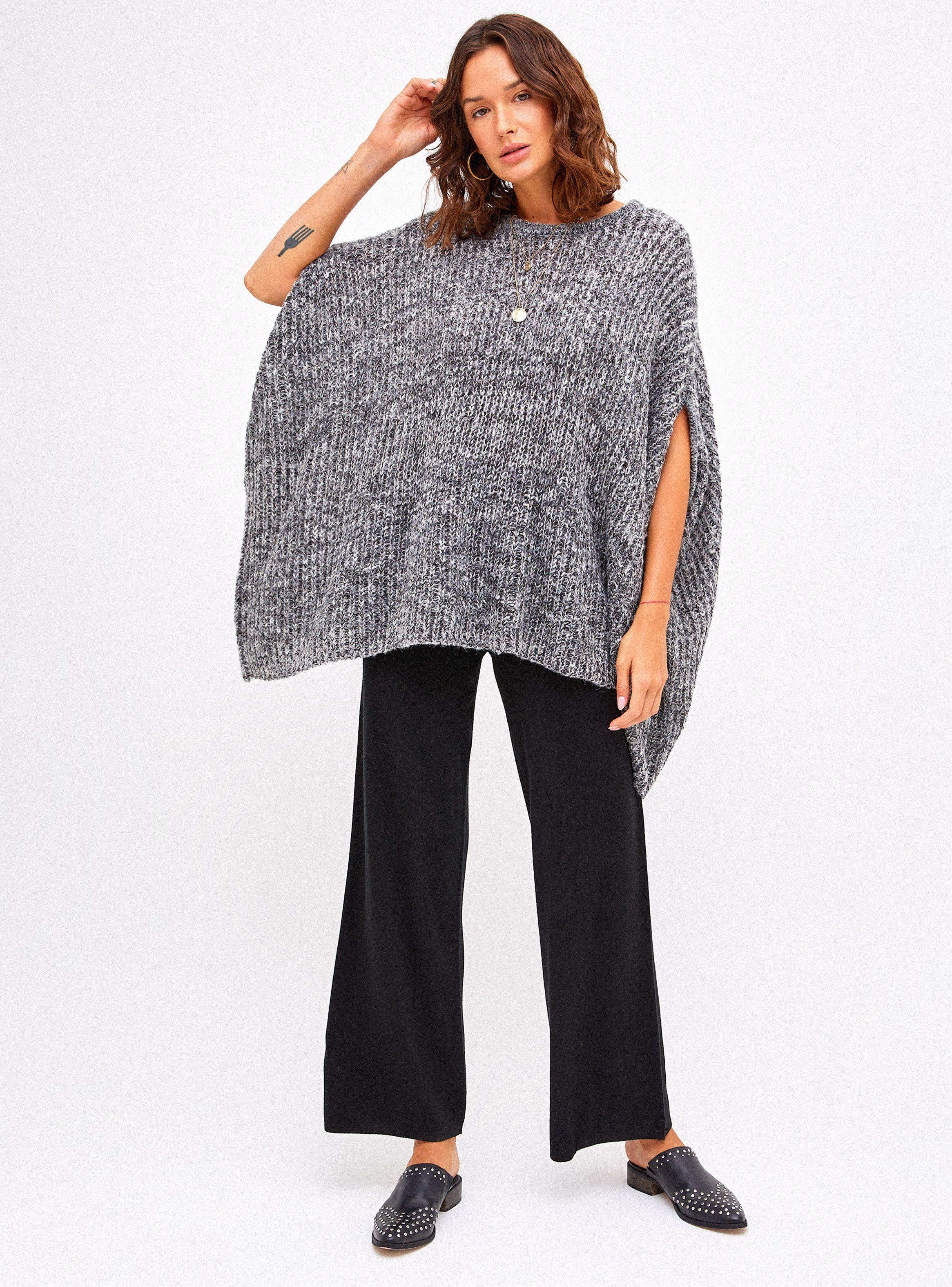 Chaleco Oversize Tipo Poncho-3