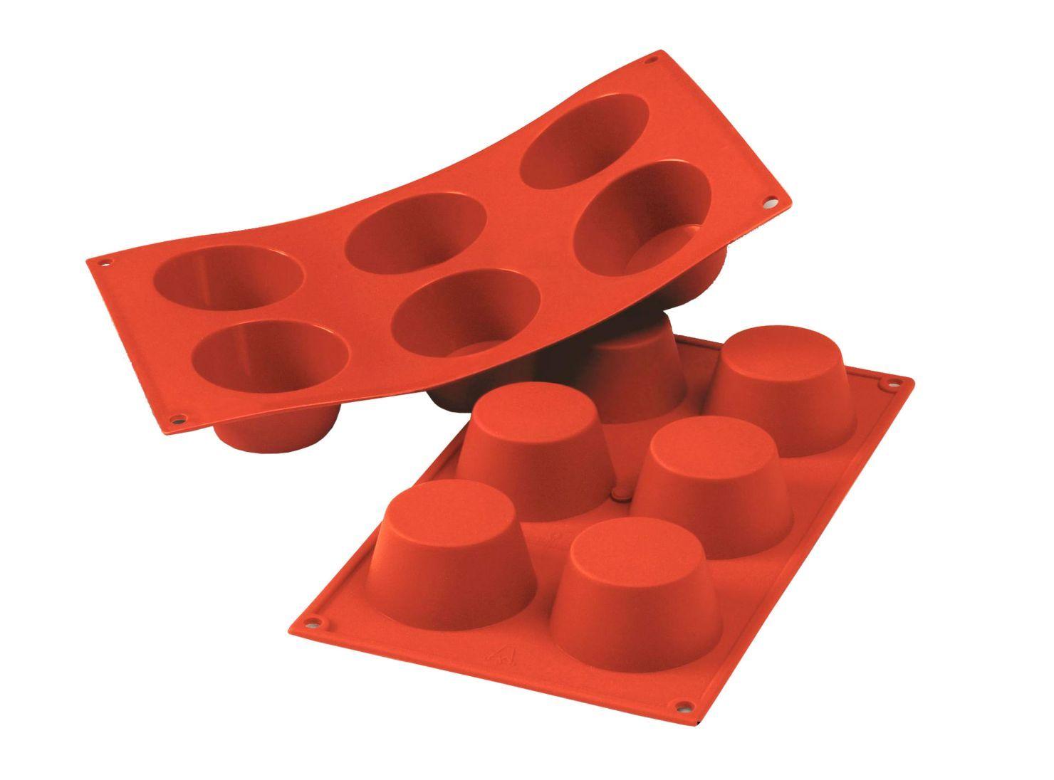 Molde de Silicona para 6 Muffins-0