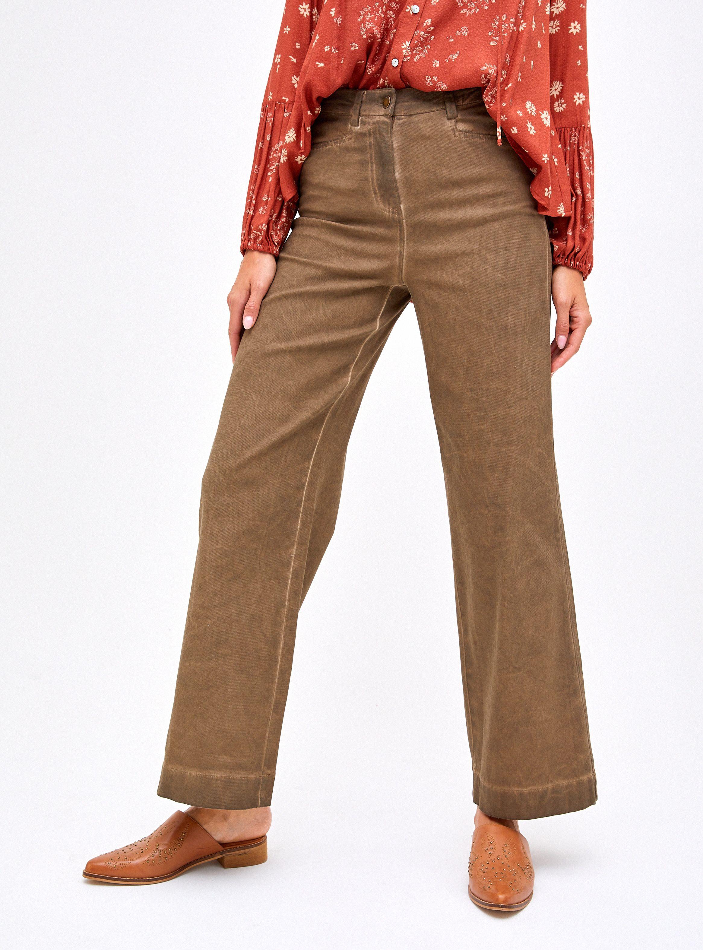 Pantalón Wide Leg Liso-0
