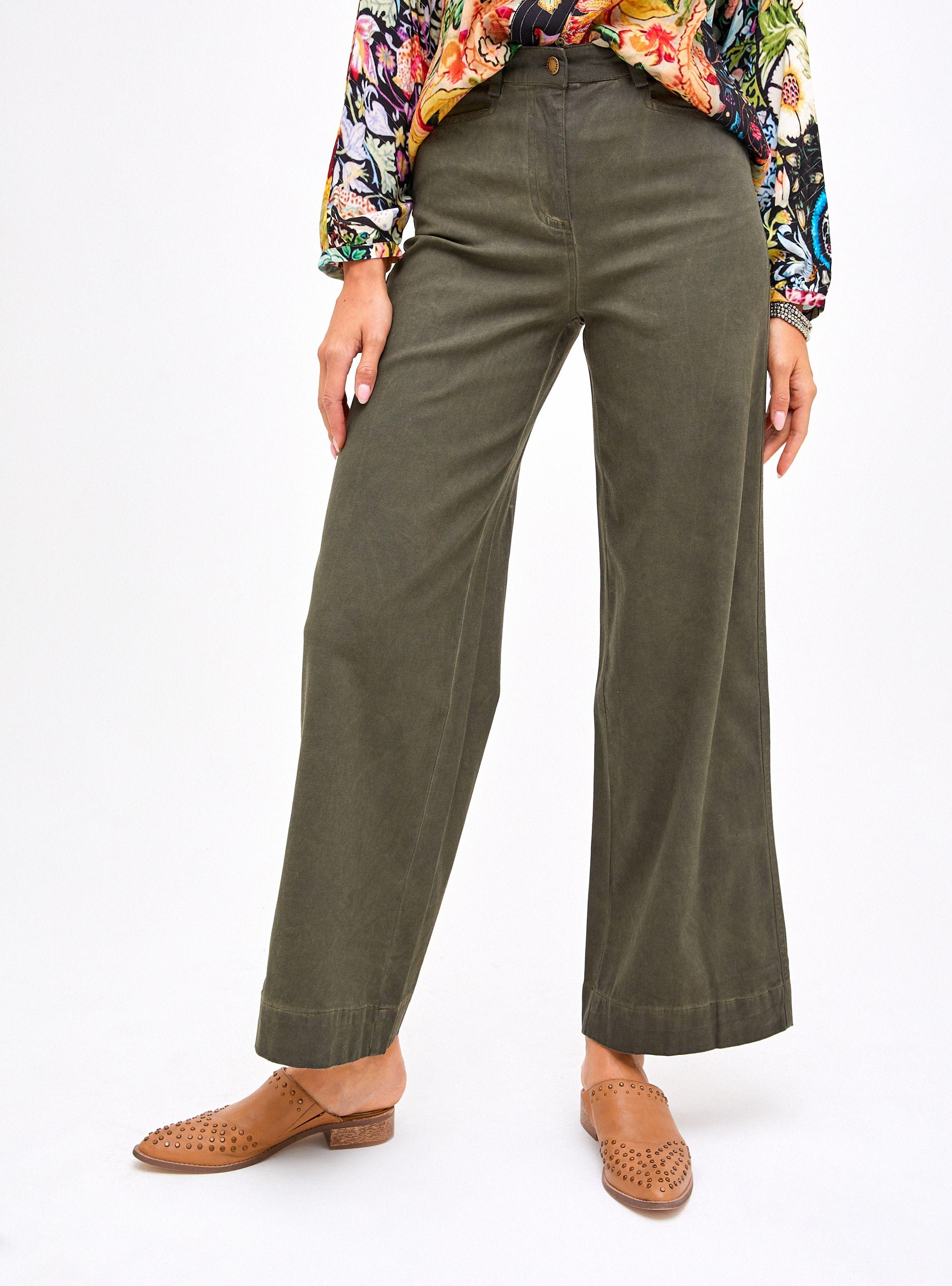 Pantalón Wide Leg Liso-0