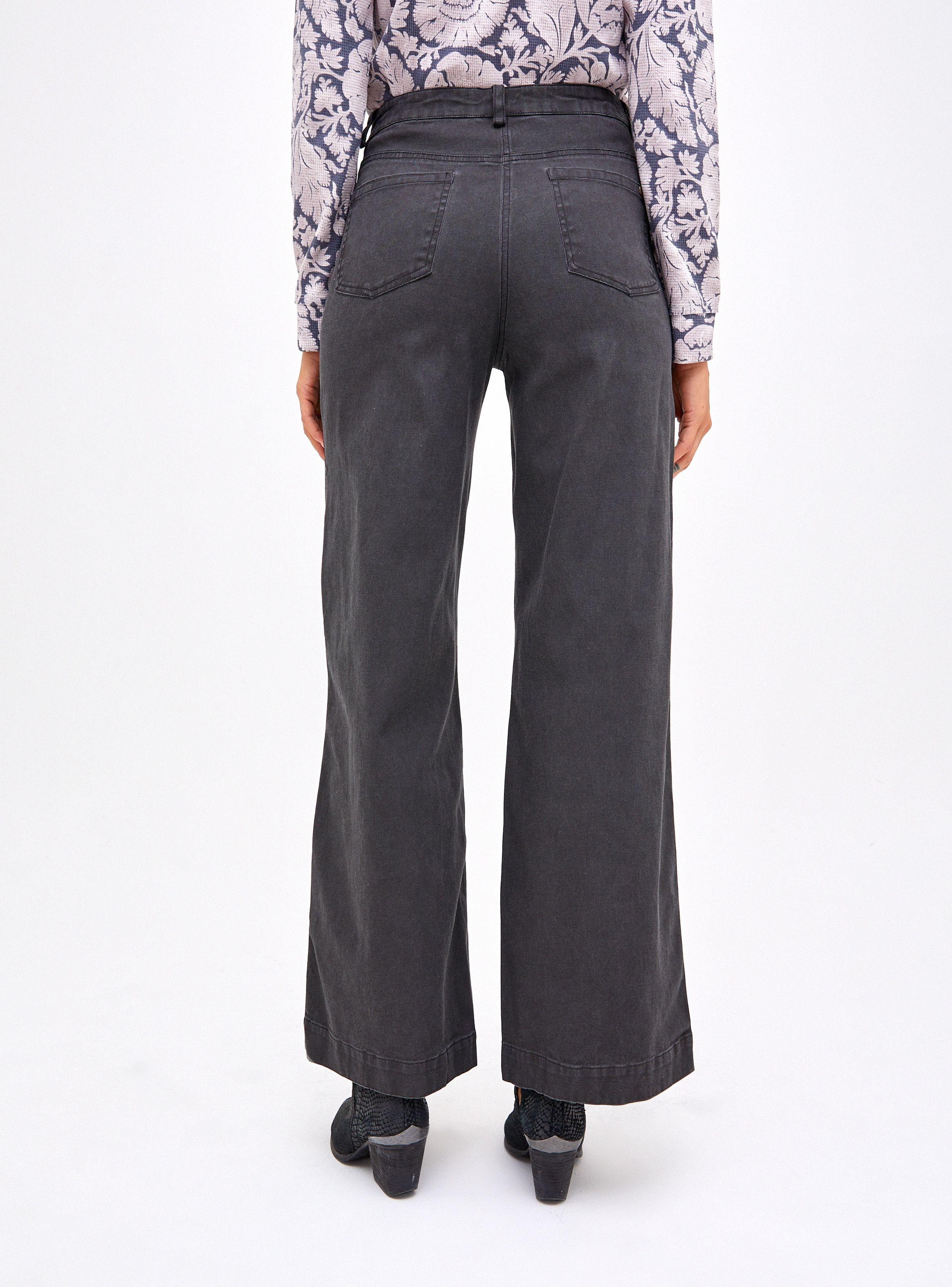 Pantalón Wide Leg Liso-1