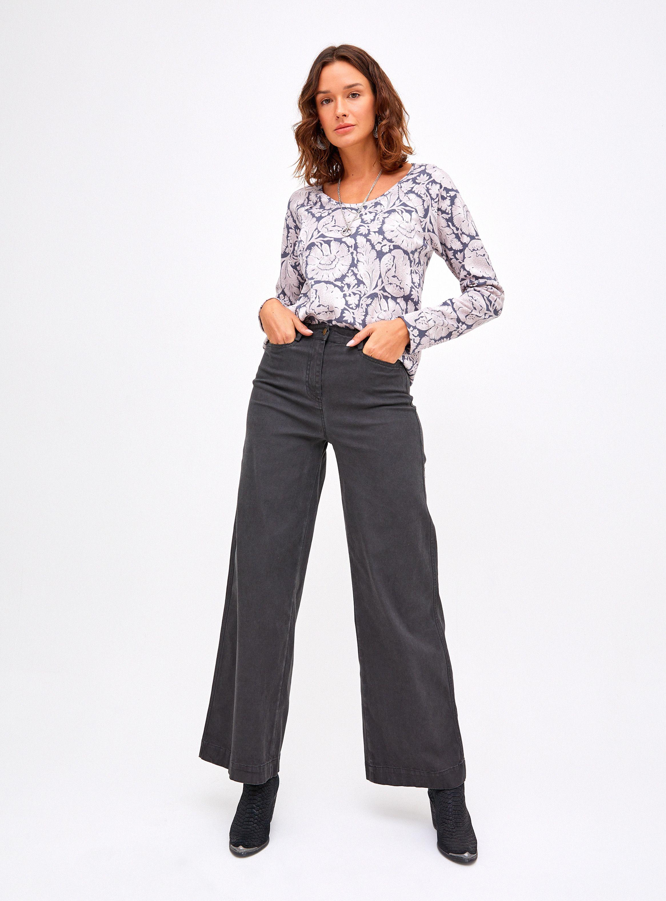 Pantalón Wide Leg Liso-3