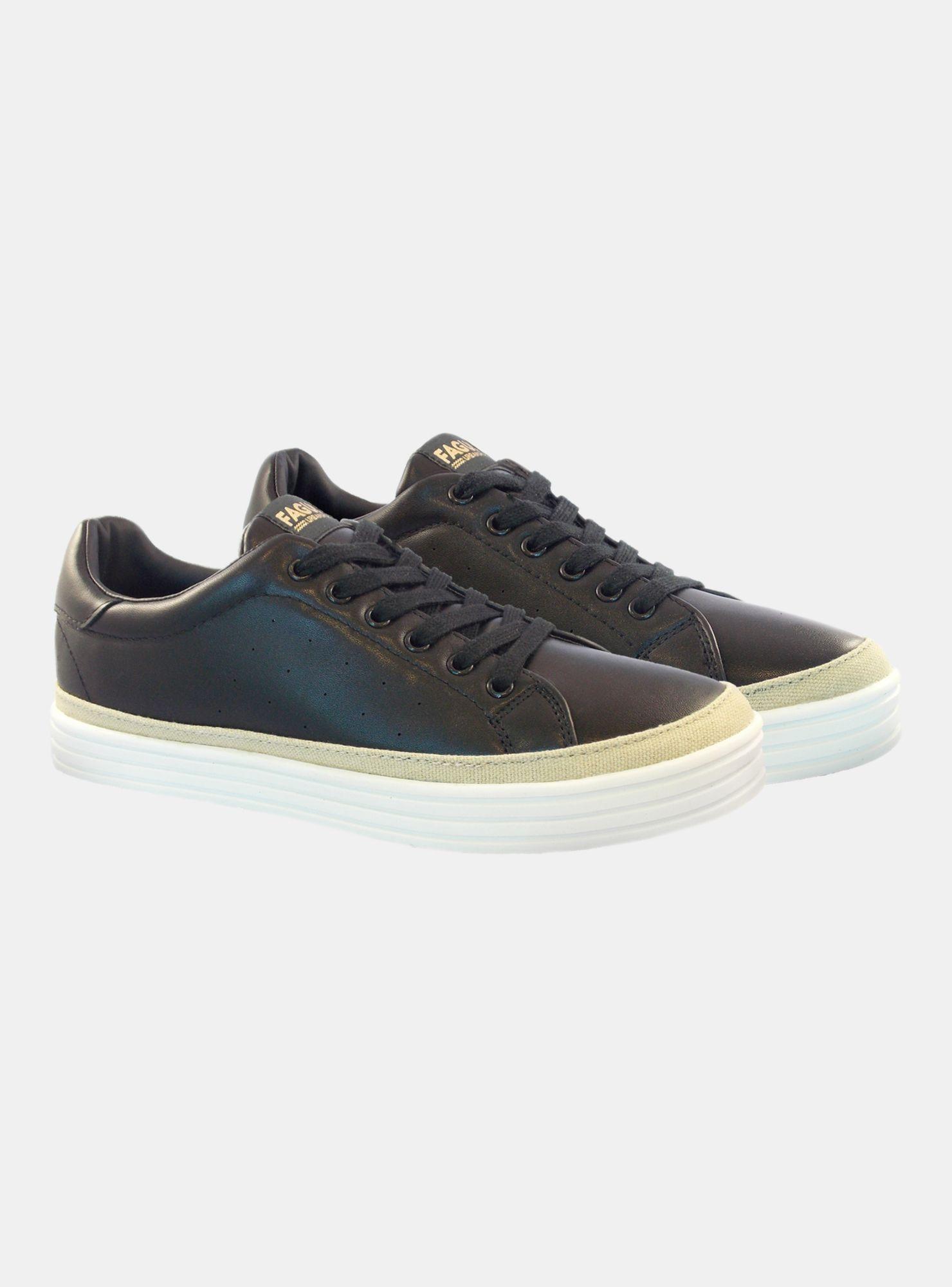 Zapatilla Fagus 4SS4019 Black Urbana Mujer-1