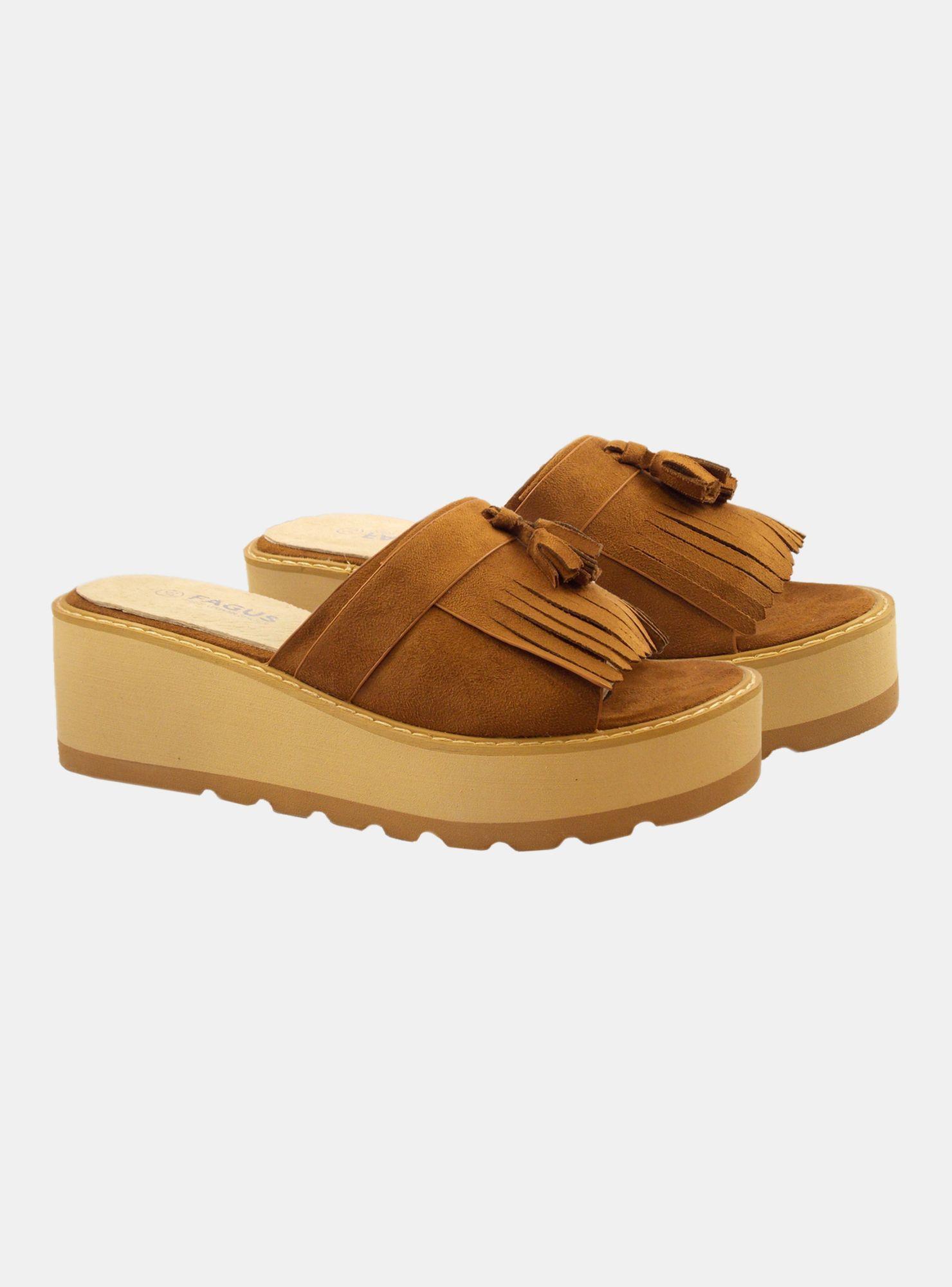Sandalia Fagus 4SS9919 Camel Casual-1