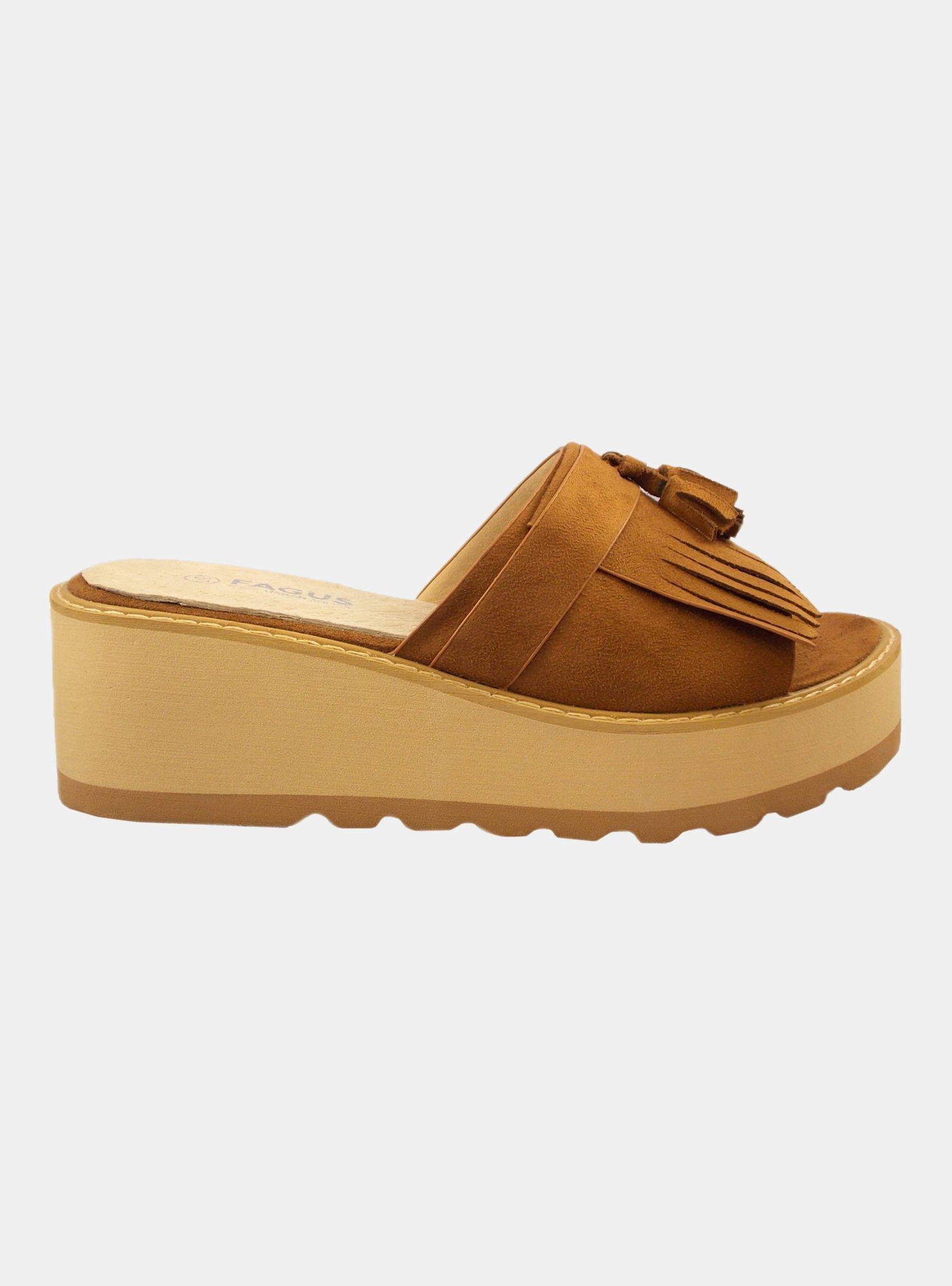 Sandalia Fagus 4SS9919 Camel Casual-0