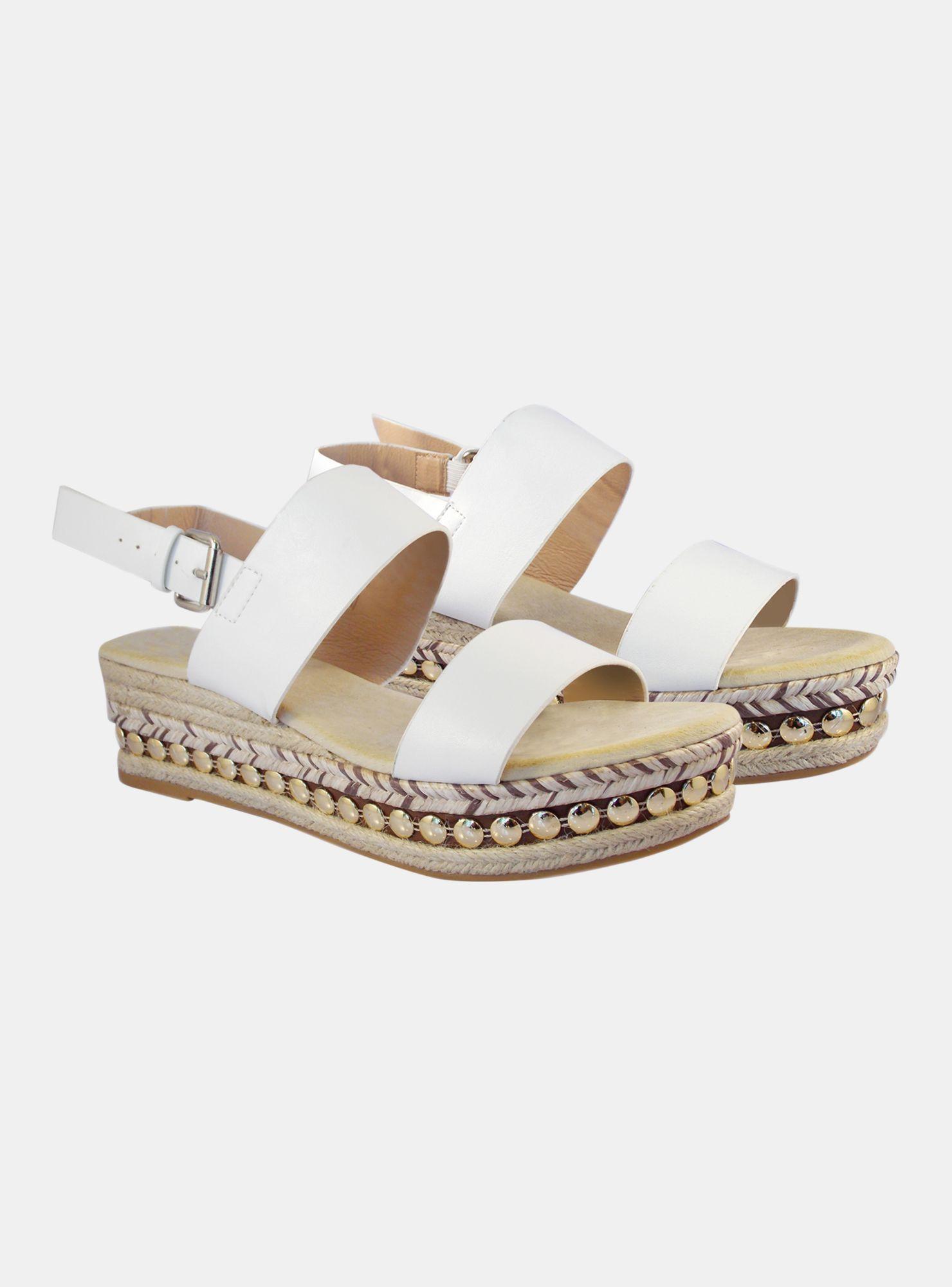 Sandalia Fagus 4SS11219 Blanca Casual-1