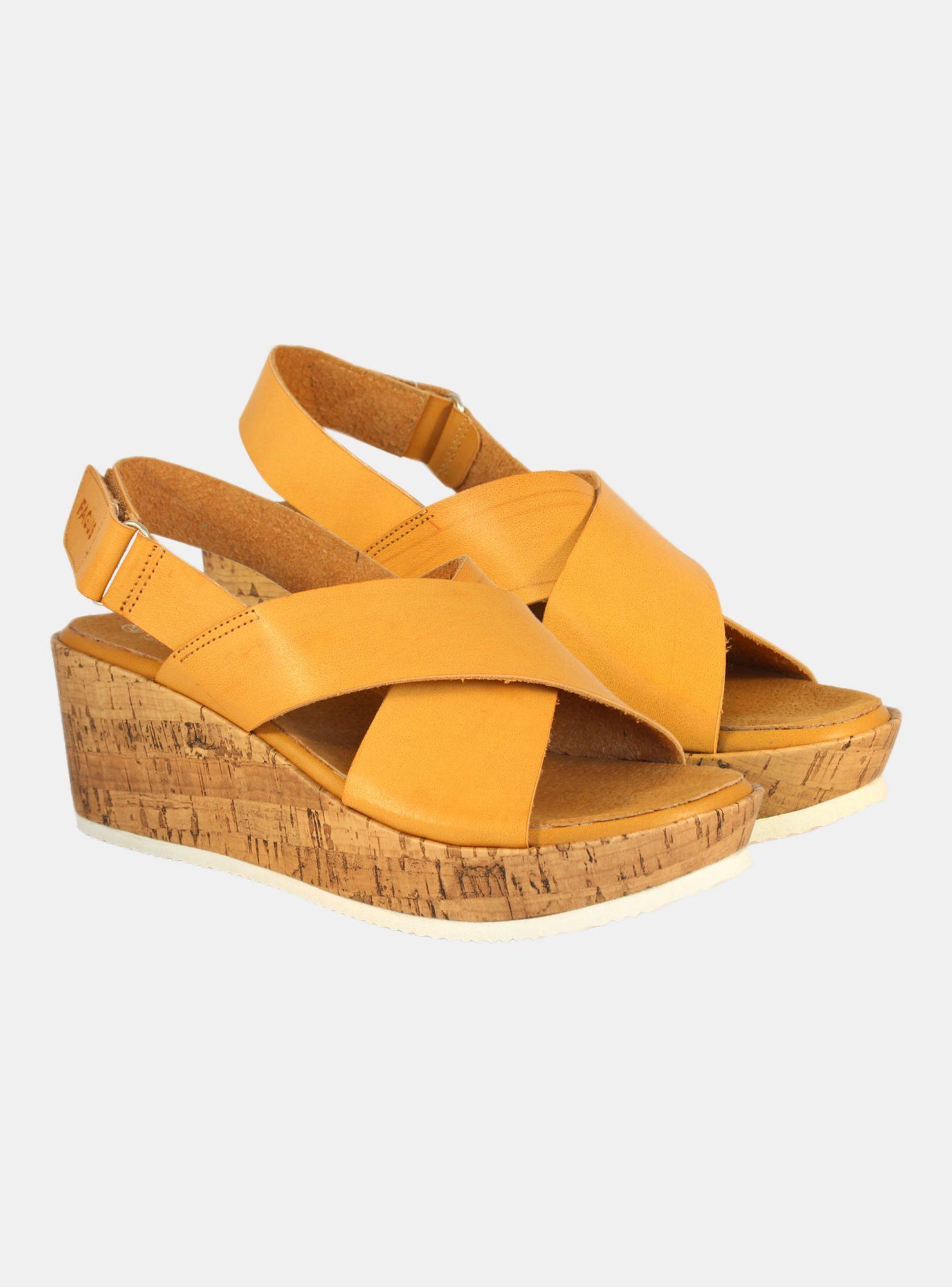 Sandalia Fagus 4SS13319 Yellow Casual-1