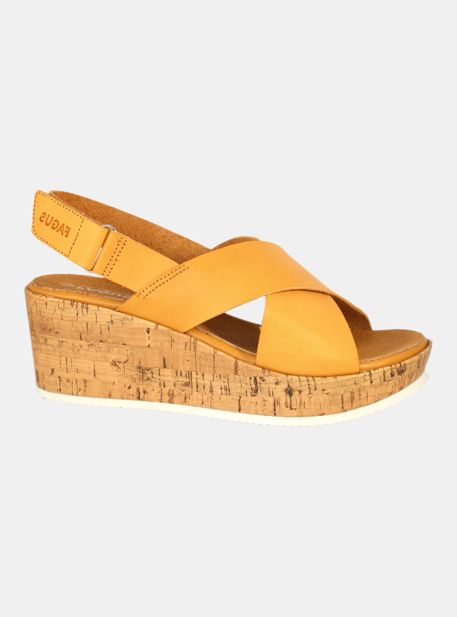Sandalia Fagus 4SS13319 Yellow Casual-0