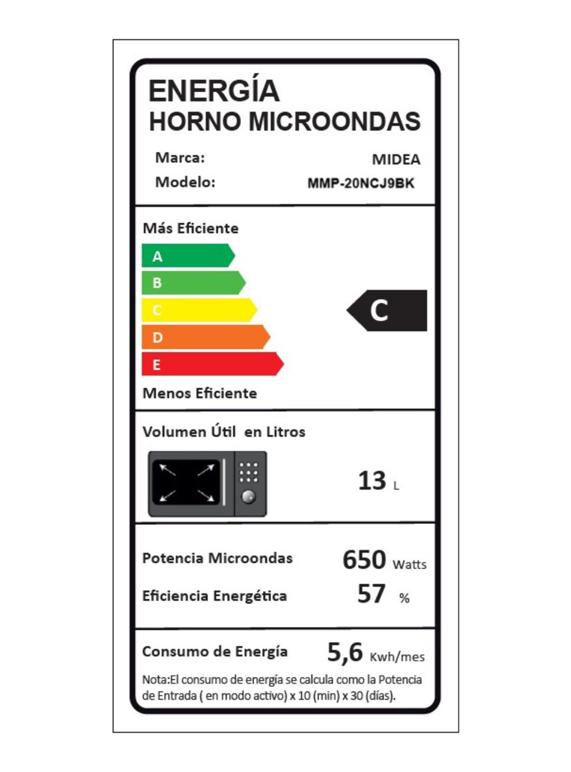 Microondas Mecánico 20 Lts MMP-20NCJ9BK Negro-3