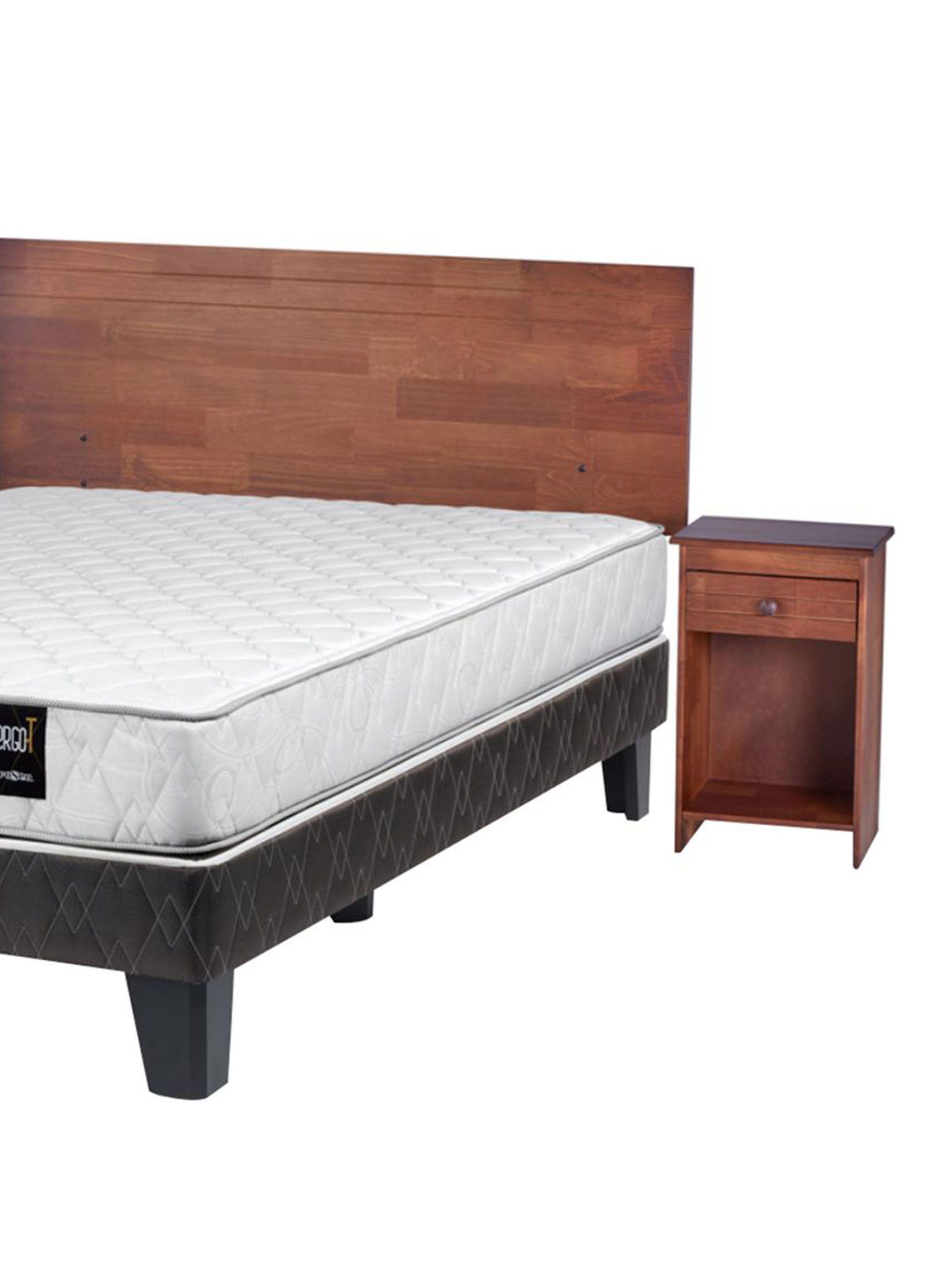 Cama Europea Ergo T 2 Plazas Base Dividida + Set Muebles Tabor-1