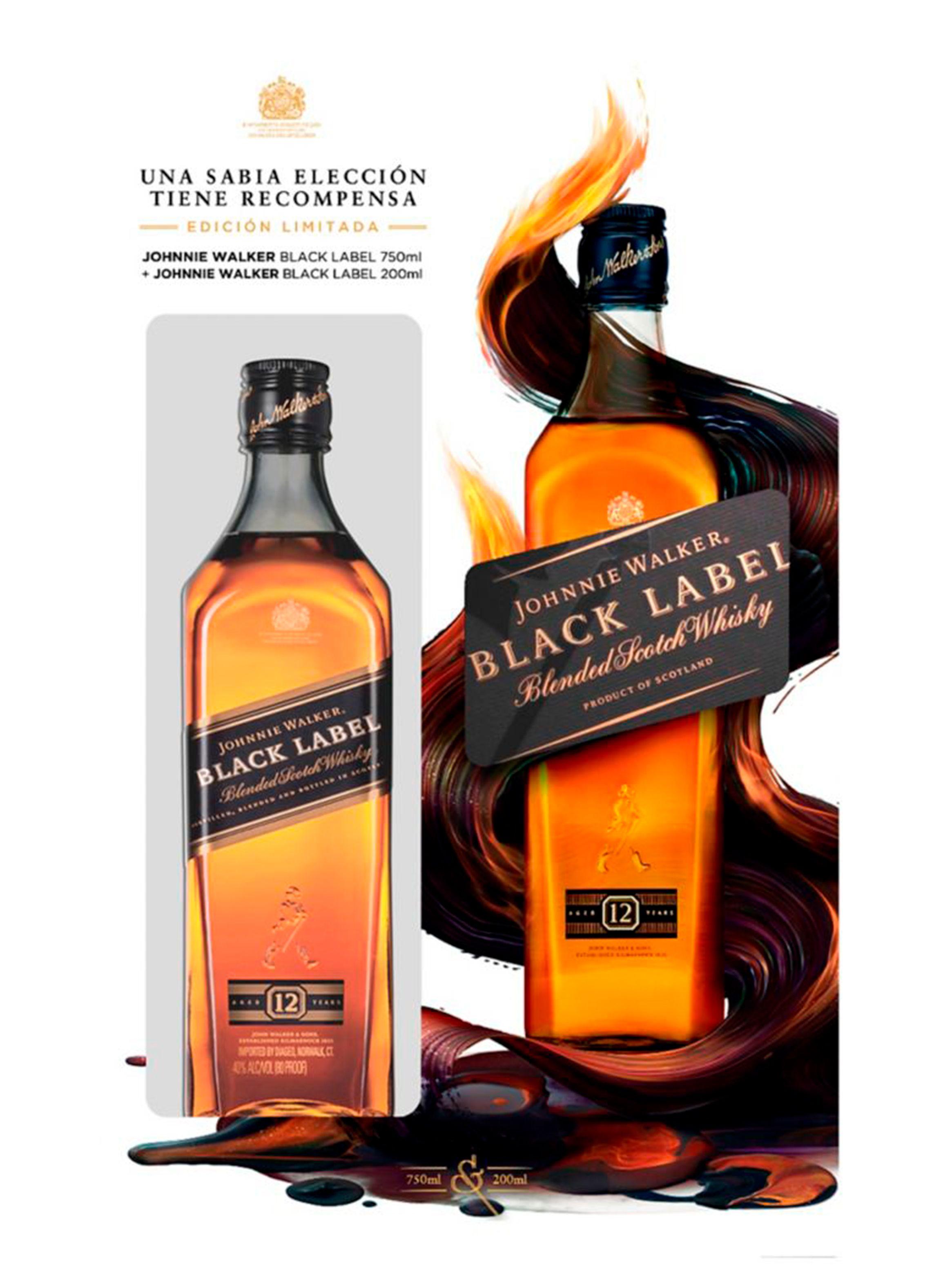 Whisky Black Label 750 ml + Black Label 40° Johnnie Walker-1