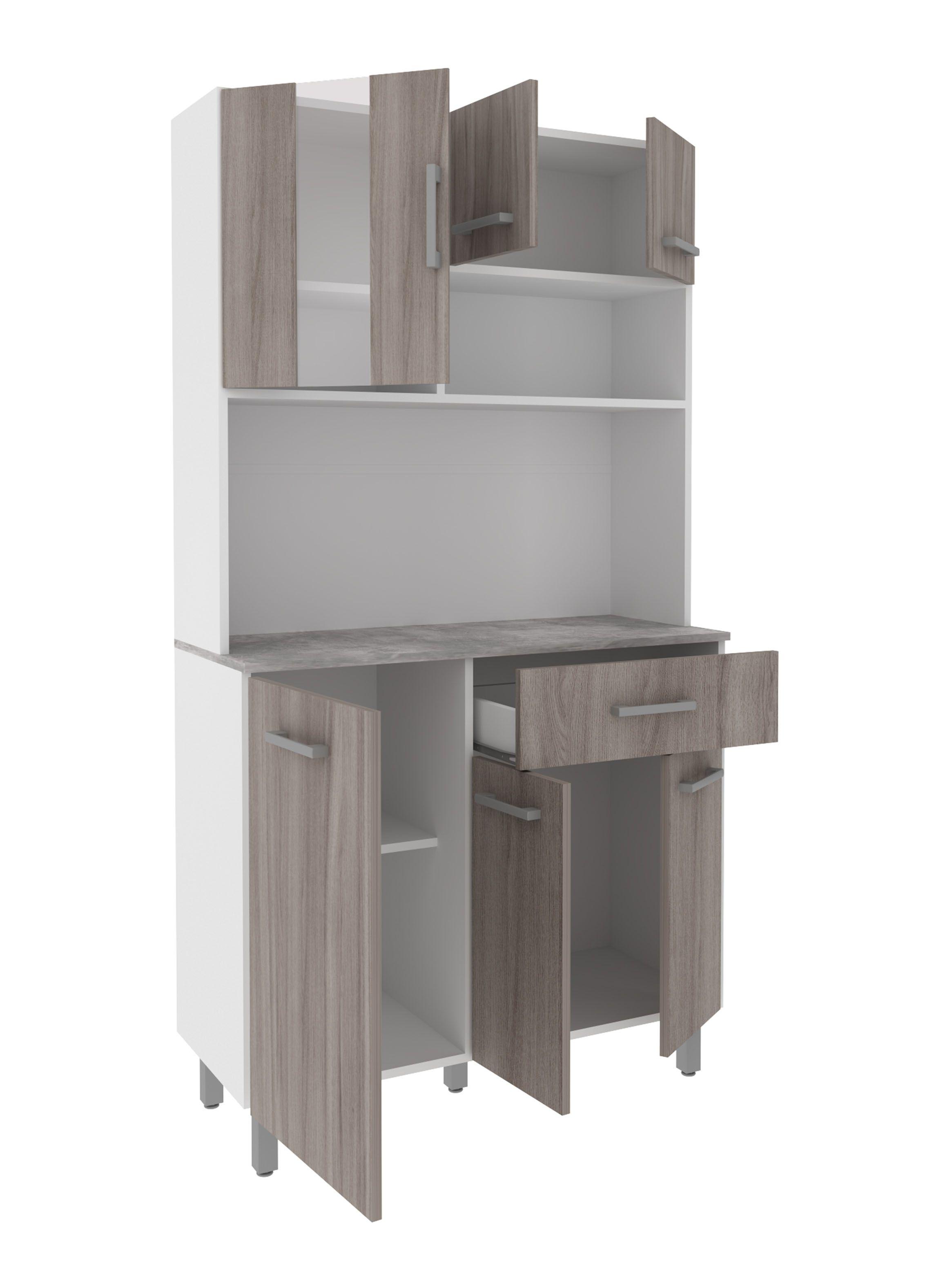 Mueble de Cocina CZ 6 Puertas 1 Cajón-2