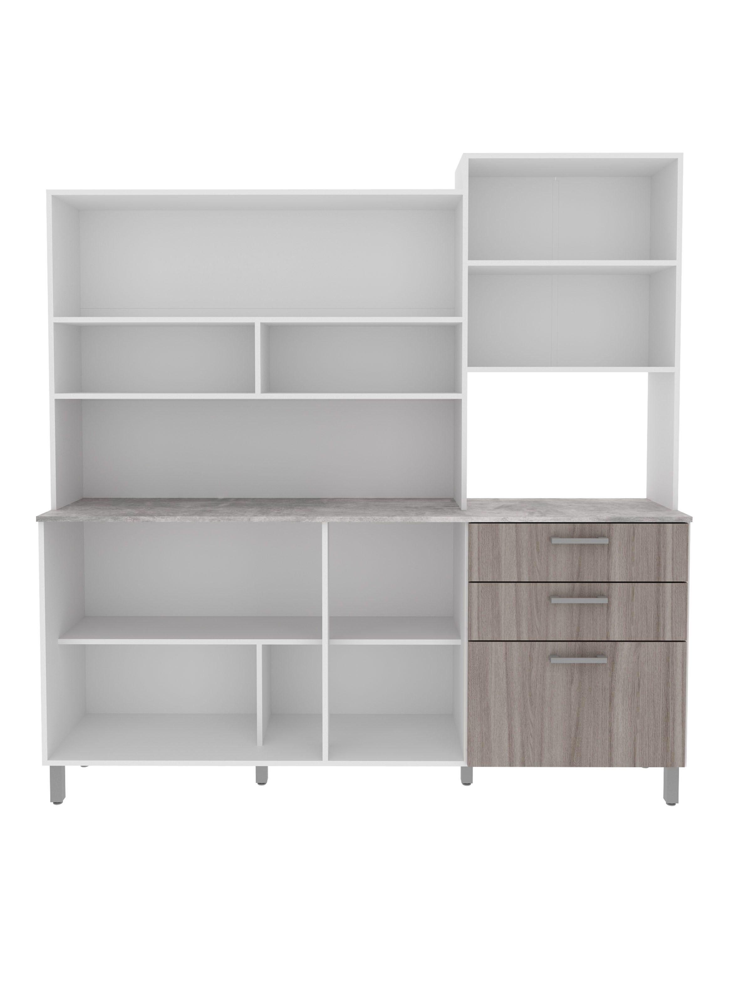 Mueble Cocina CZ 6 Puertas 3 Cajones-2