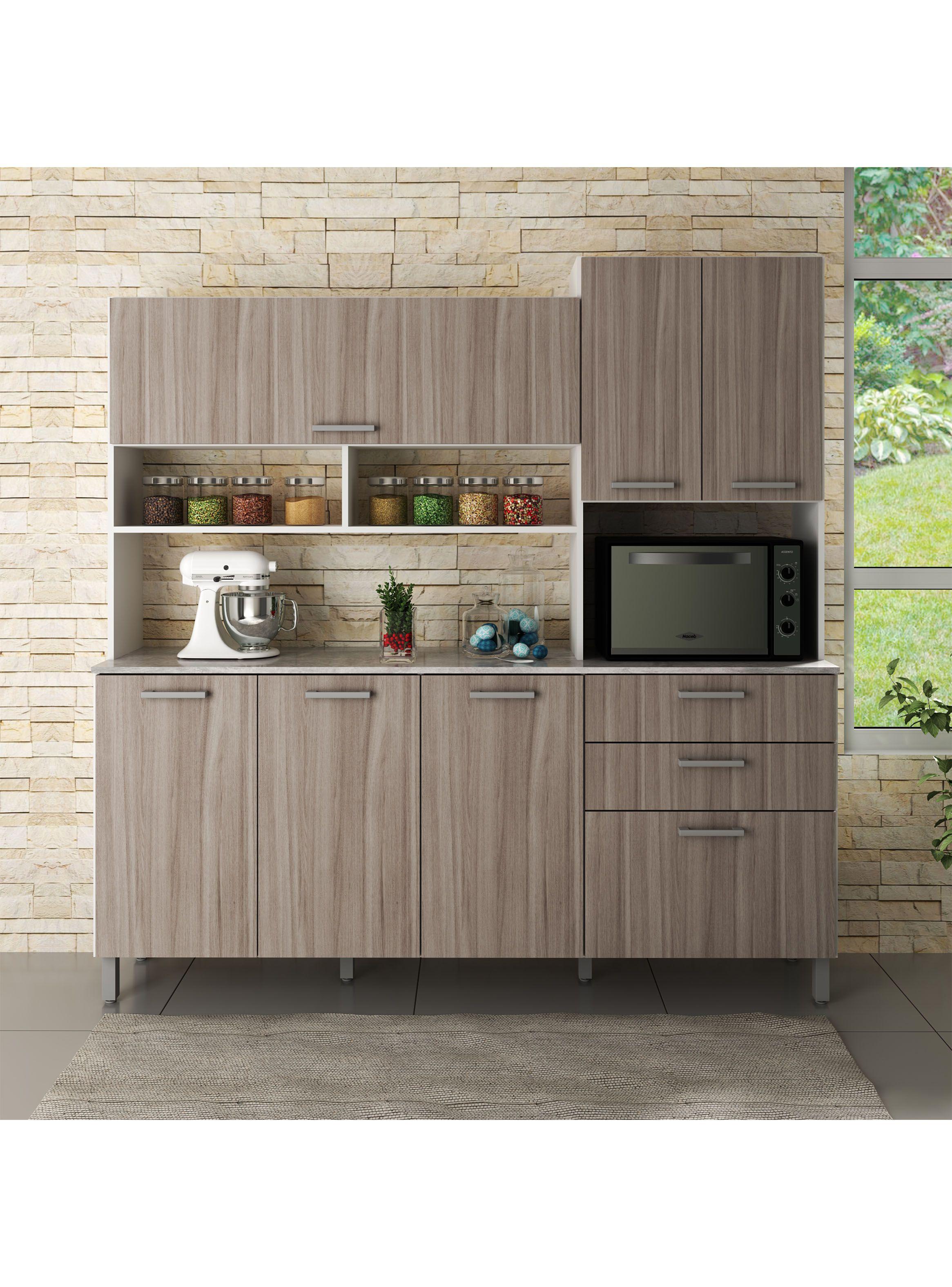 Mueble Cocina CZ 6 Puertas 3 Cajones-3