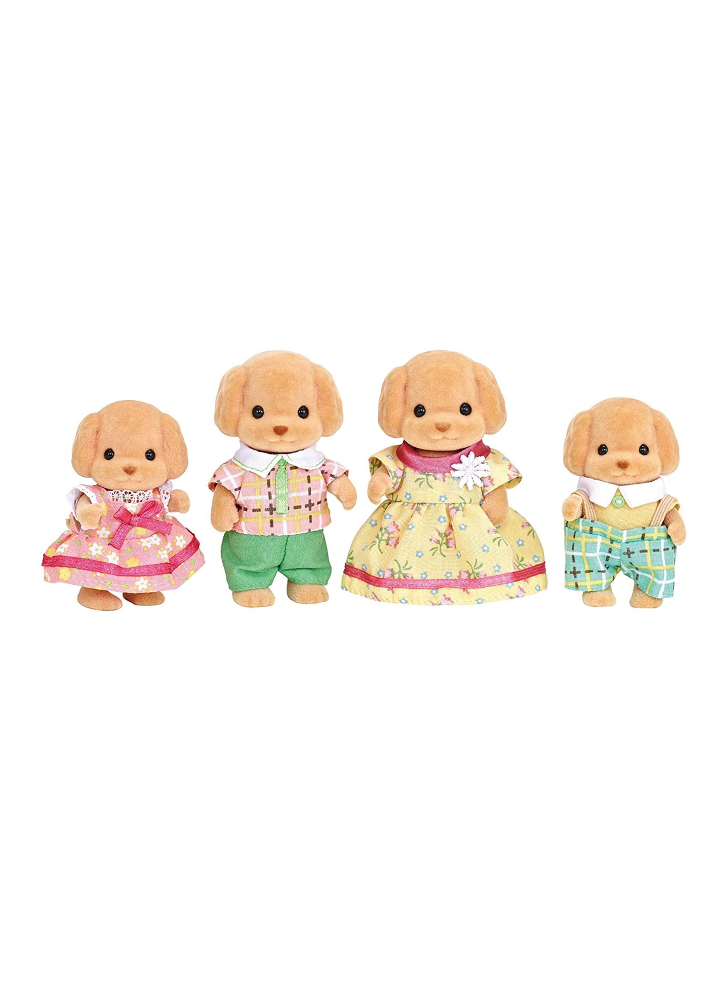 Familia Sylvanian Families Perros Poodle-0