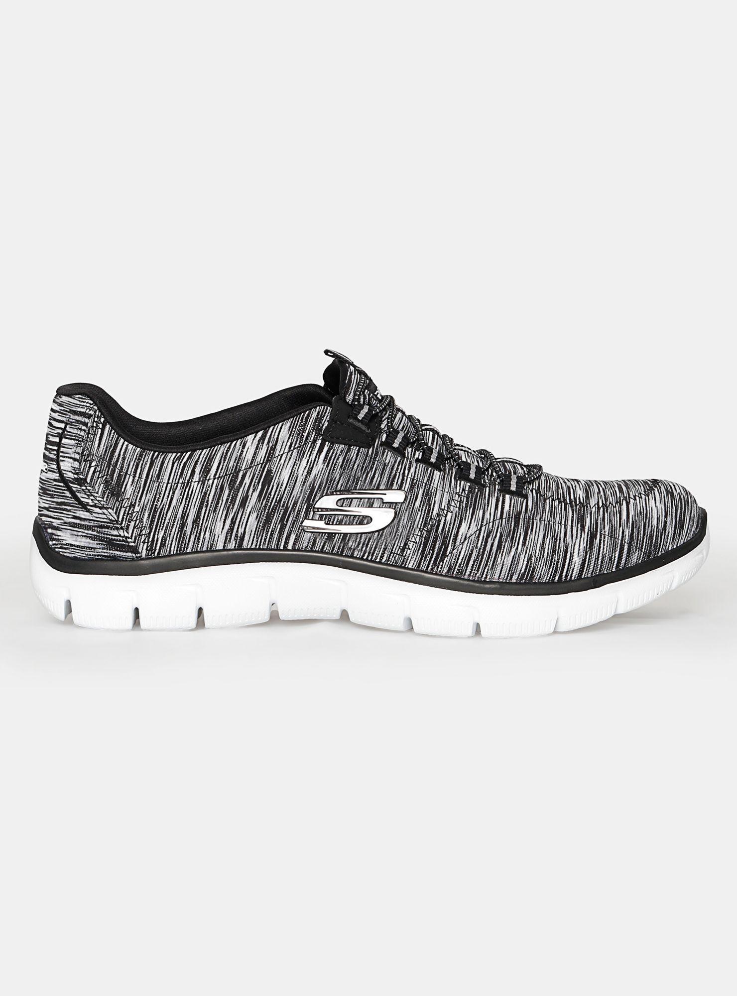 Zapatilla Skechers 12414-BKW Urbana Mujer-0