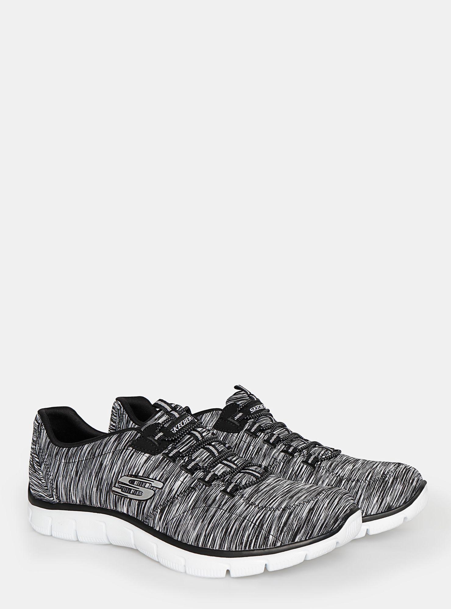 Zapatilla Skechers 12414-BKW Urbana Mujer-2