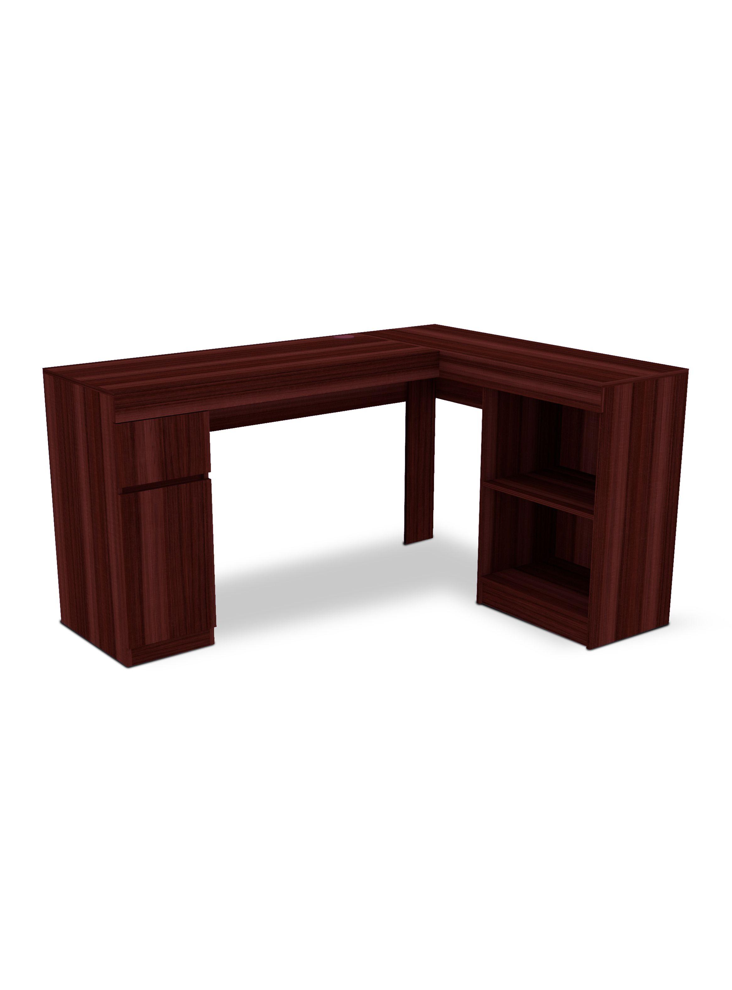 Escritorio Palermo 1 Cajón 1 Puerta Chocolate-0