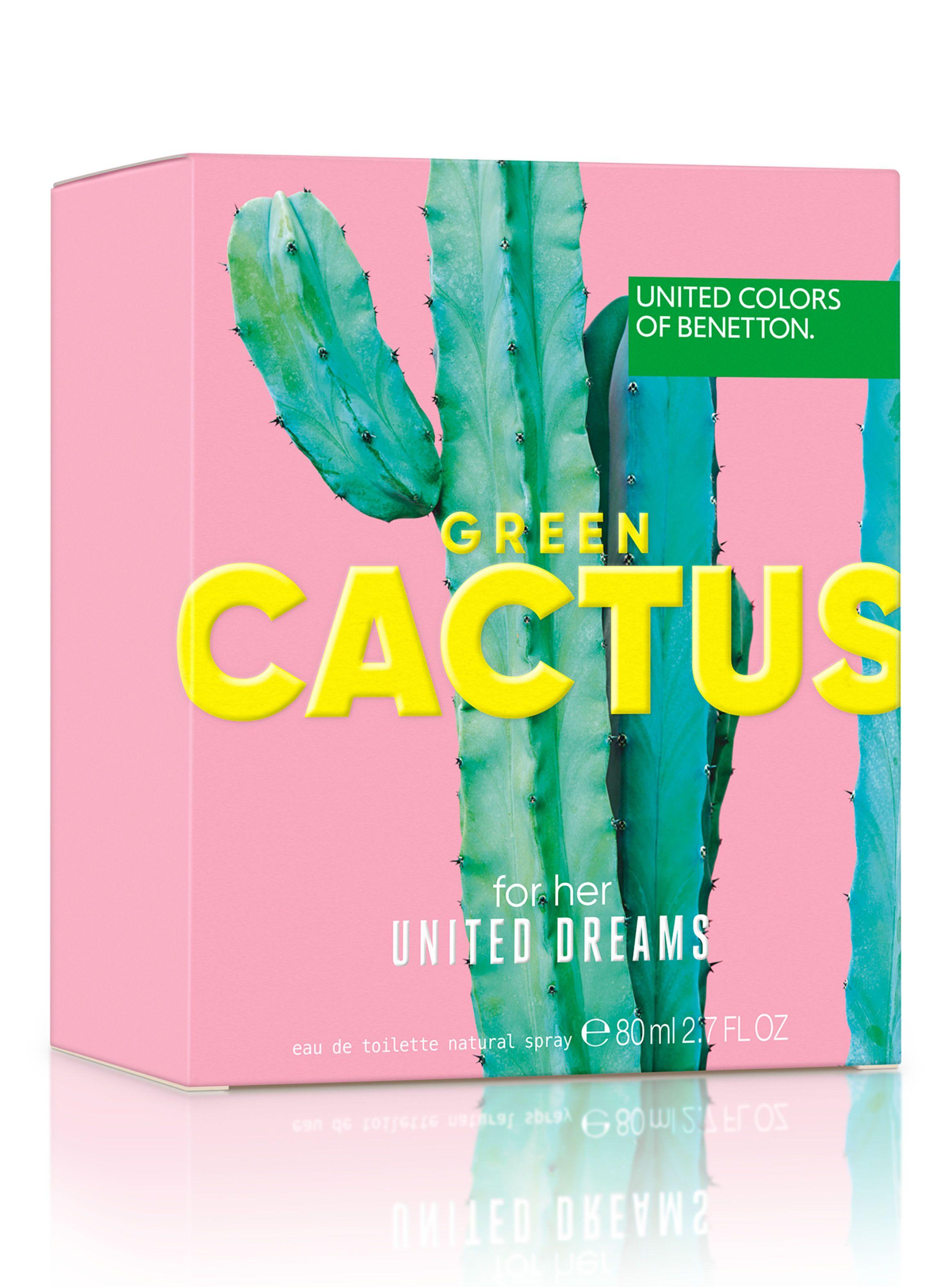 Perfume United Dreams Green Cactus EDT Mujer 80 ml-2