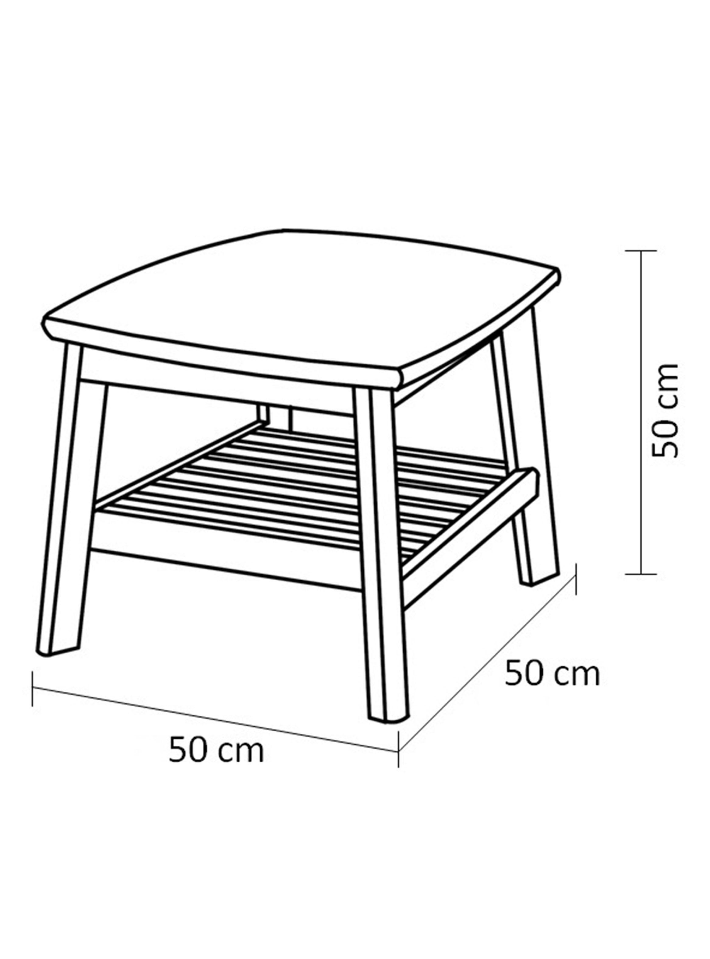 Mesa Lateral Gianpiero 50x50x50 cm Attimo-1