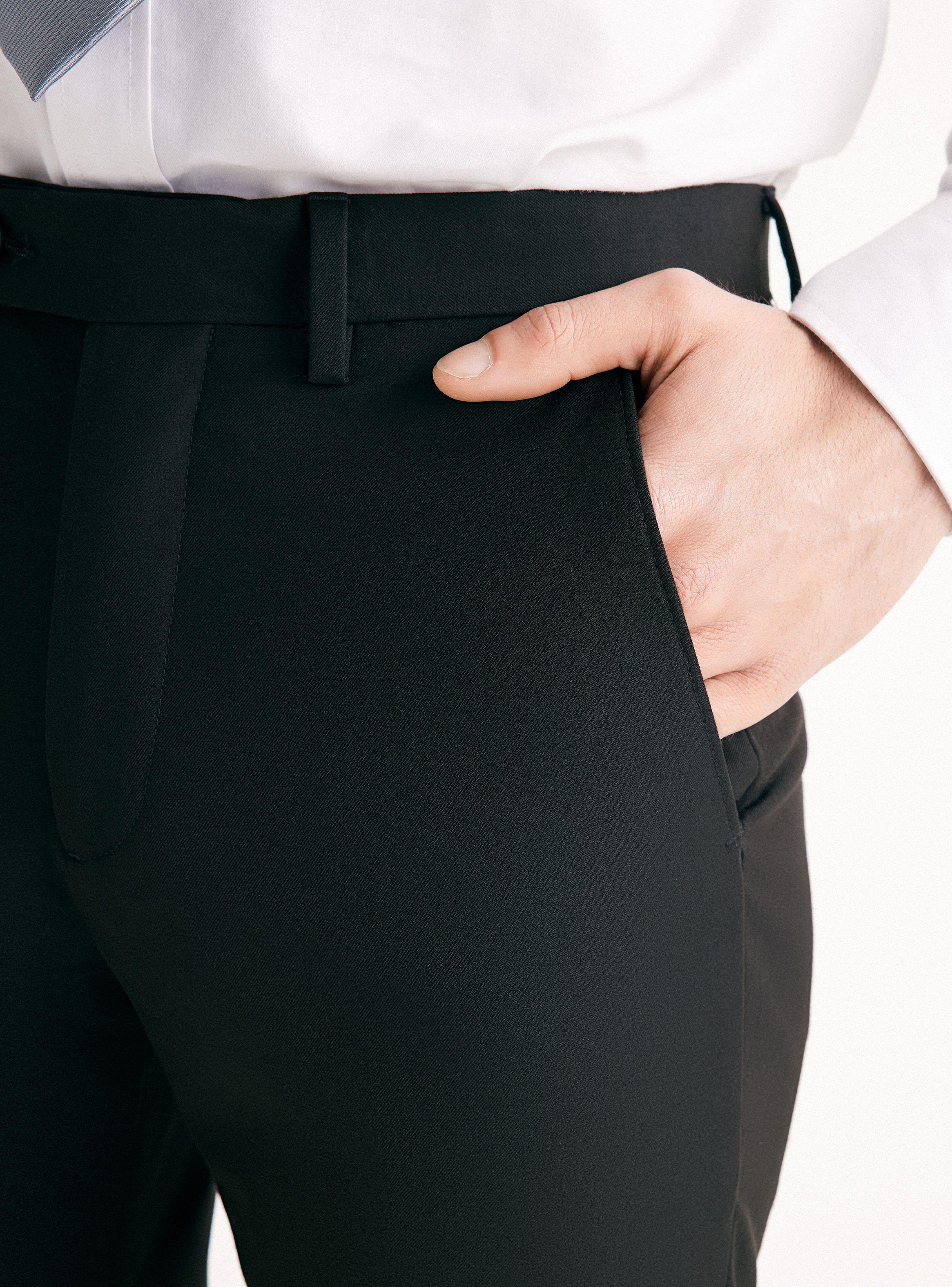 Pantalón de Vestir Lana-2