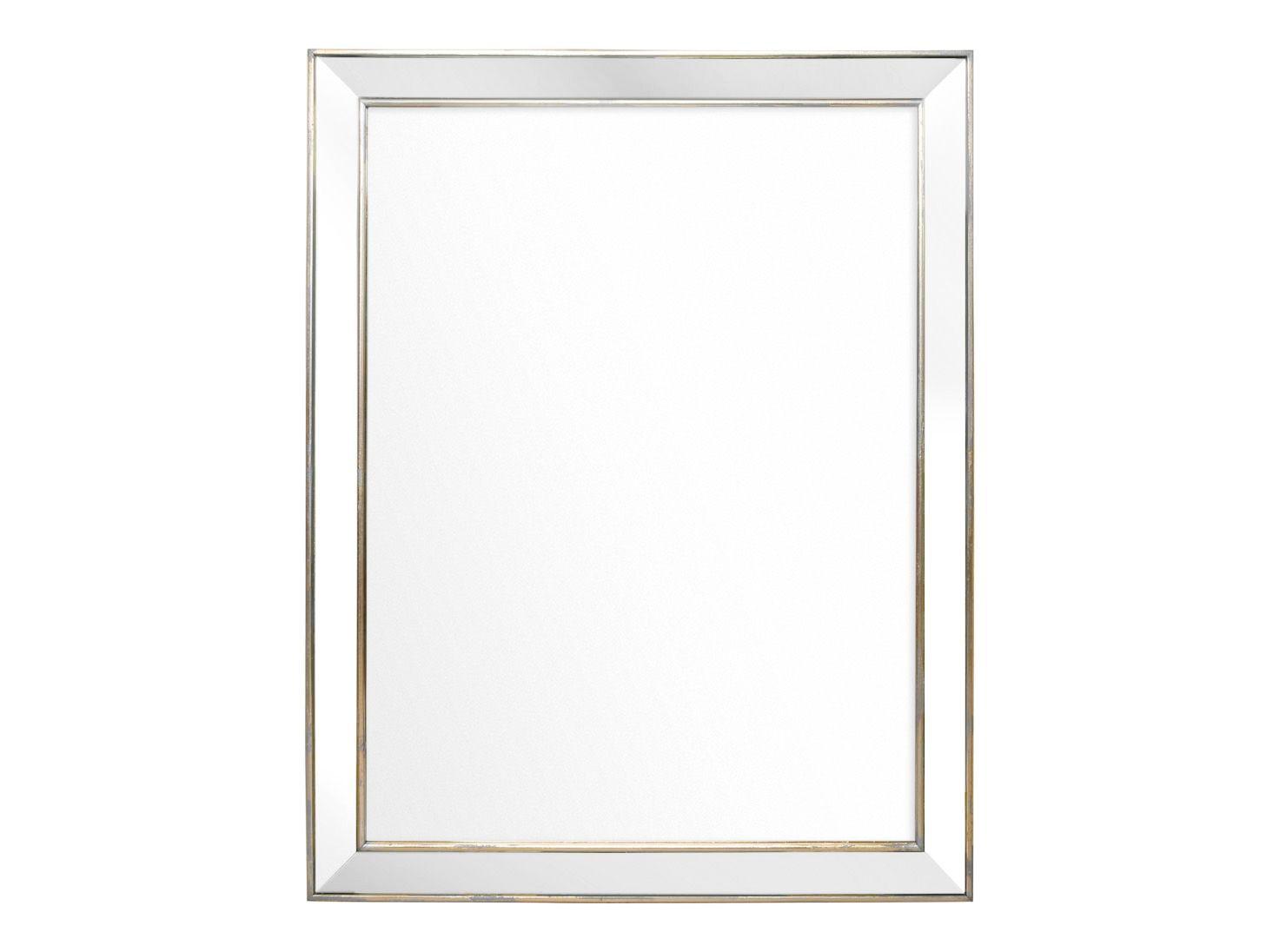 Espejo Biselado 70x90 cm Moldura Oro Plata-0
