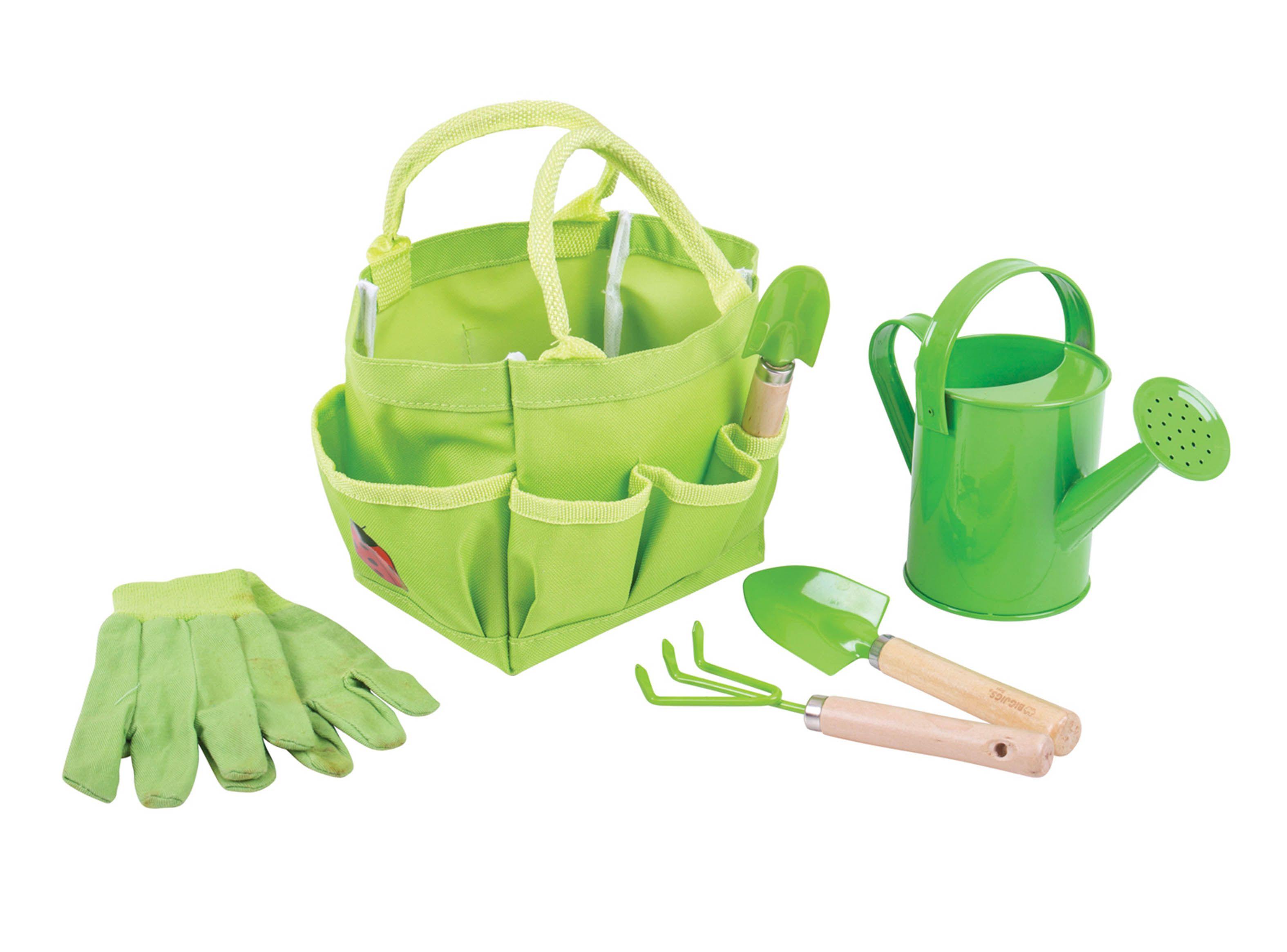 Juguete Bigjigs Mini Hogar Canasto Jardinería-0