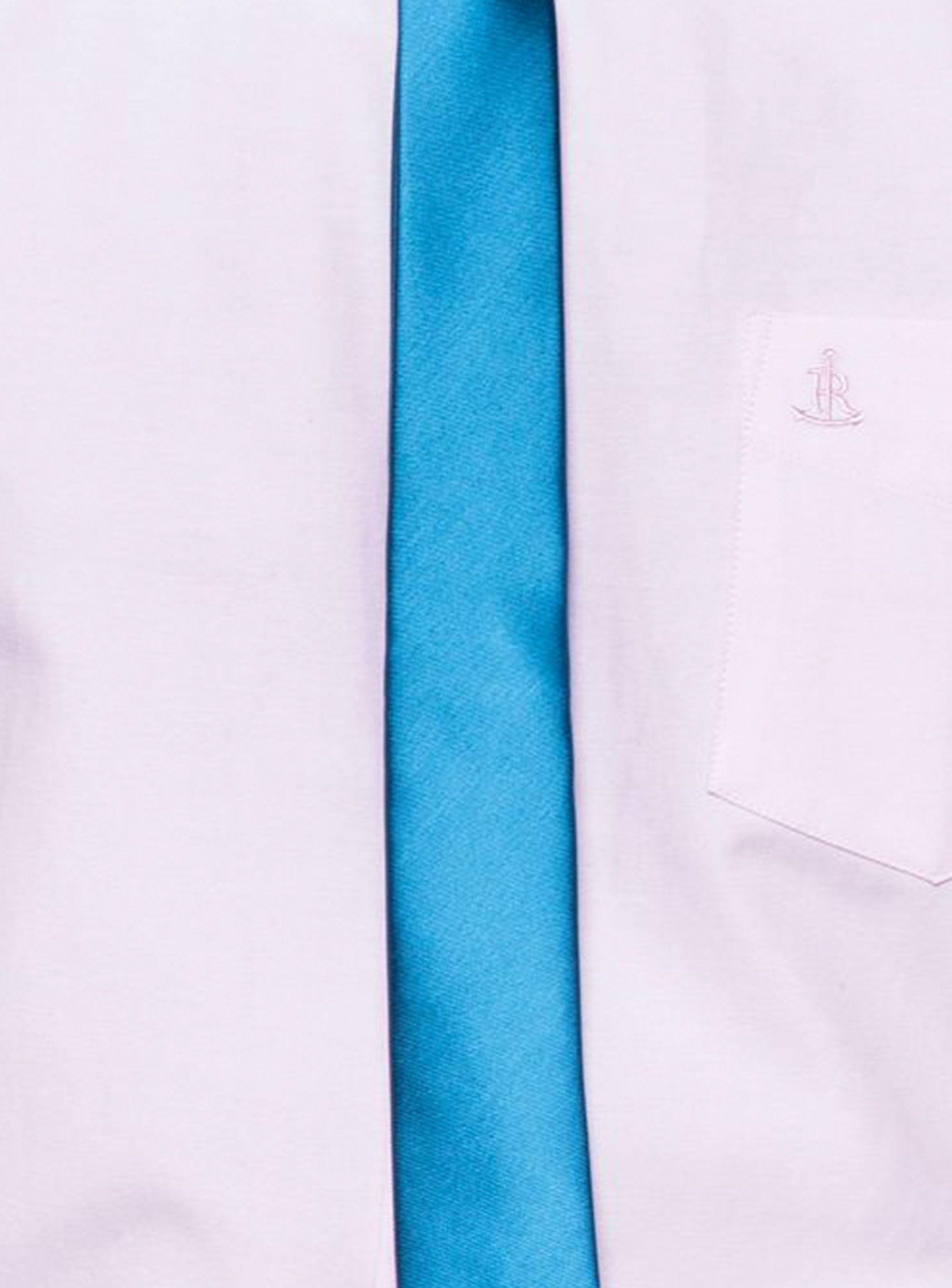 Corbata Alaniz Microfibra 5 cm Turquesa-2