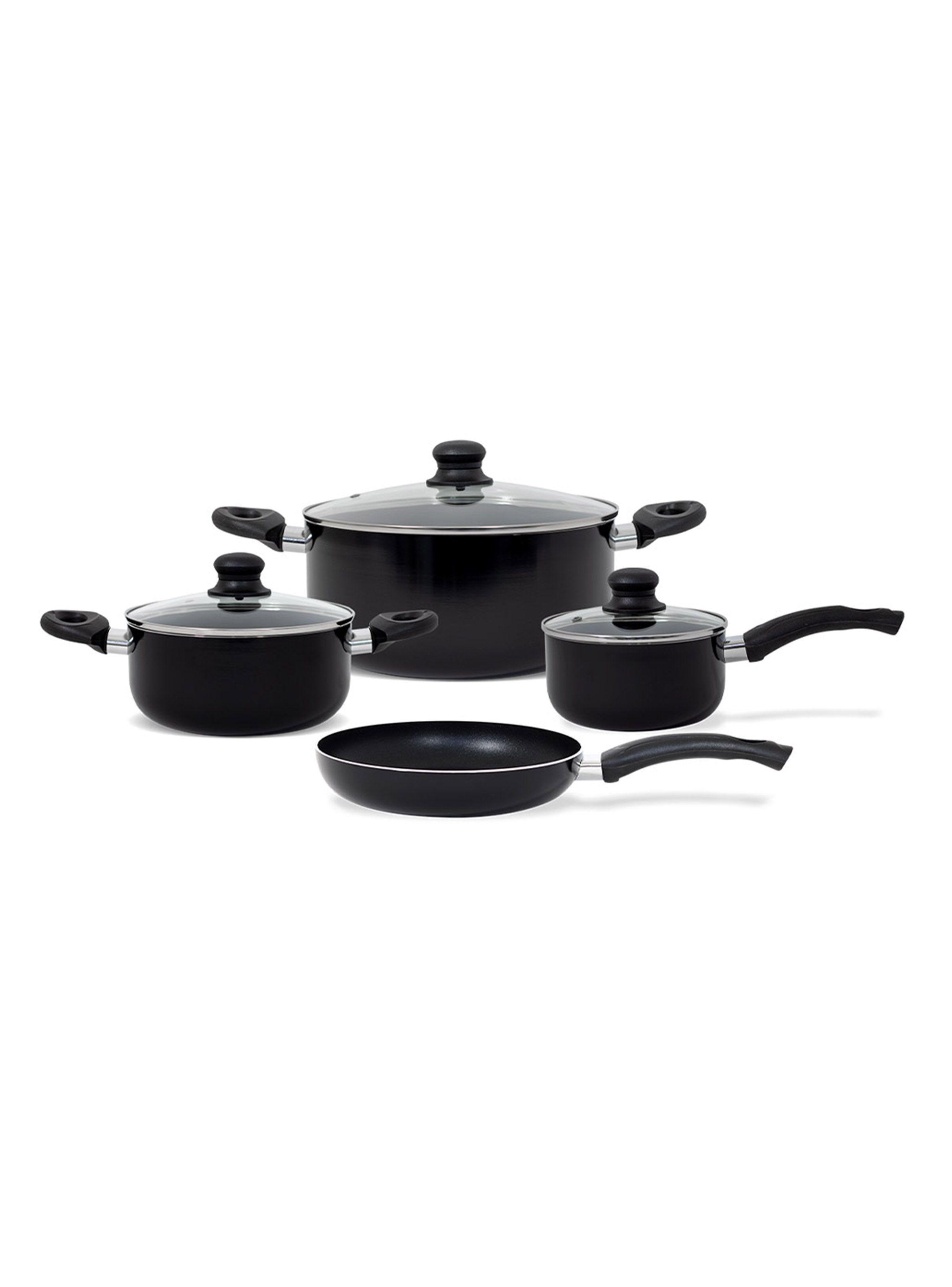 Batería de Cocina 7 Piezas Firenze Negro-0
