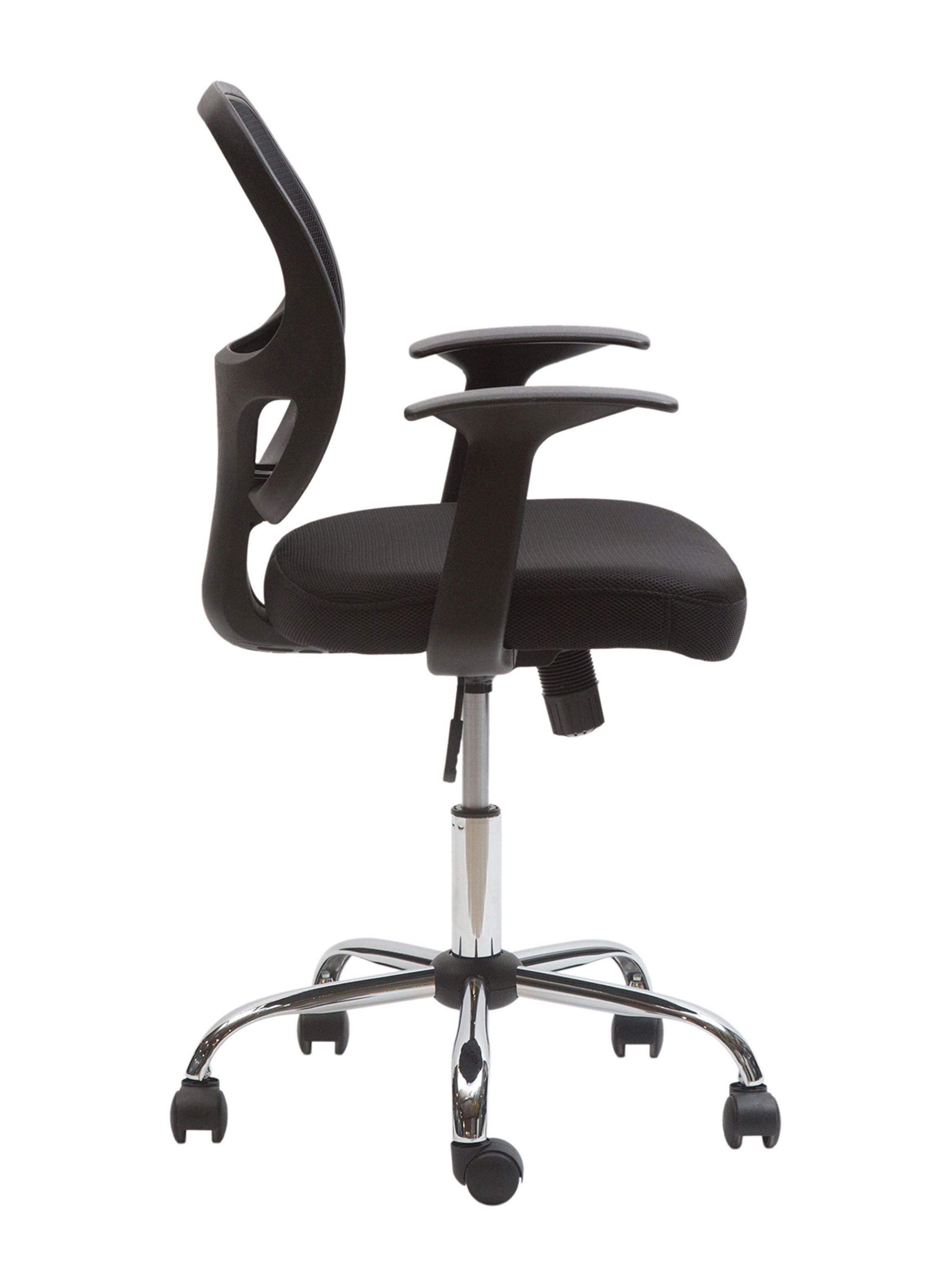 Silla One Sit de Escritorio Genova Reclinable Negro-4