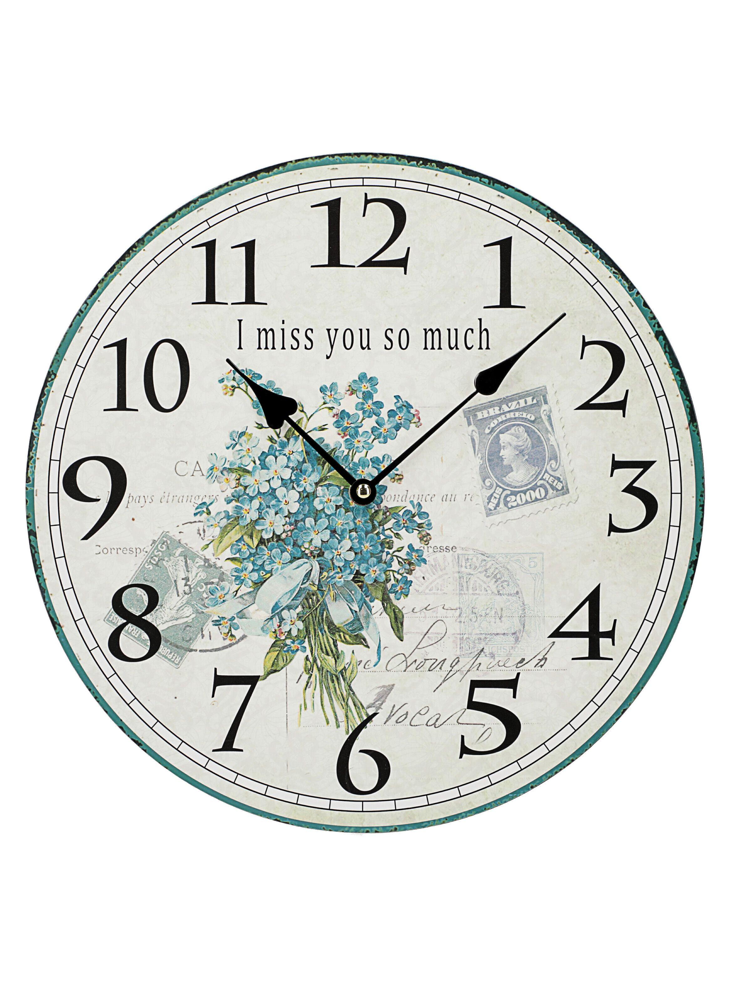 Reloj Sarah Miller Diseño 3 Flores Celestes Sarah Miller-0