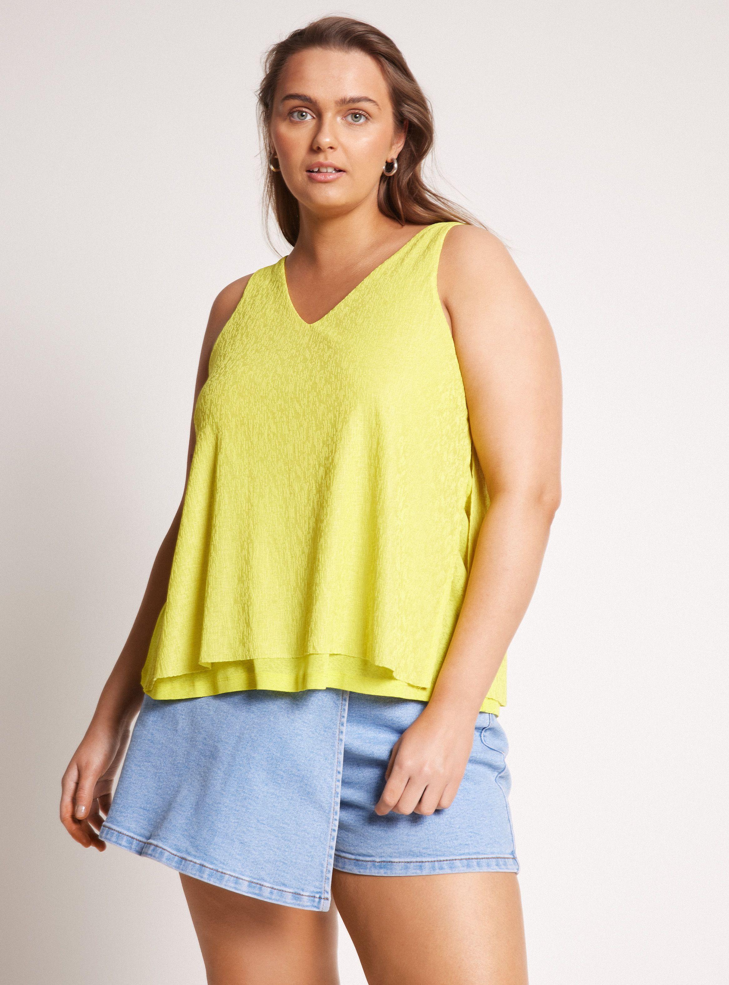 Blusa Doble Capa Texturada Escote V-0