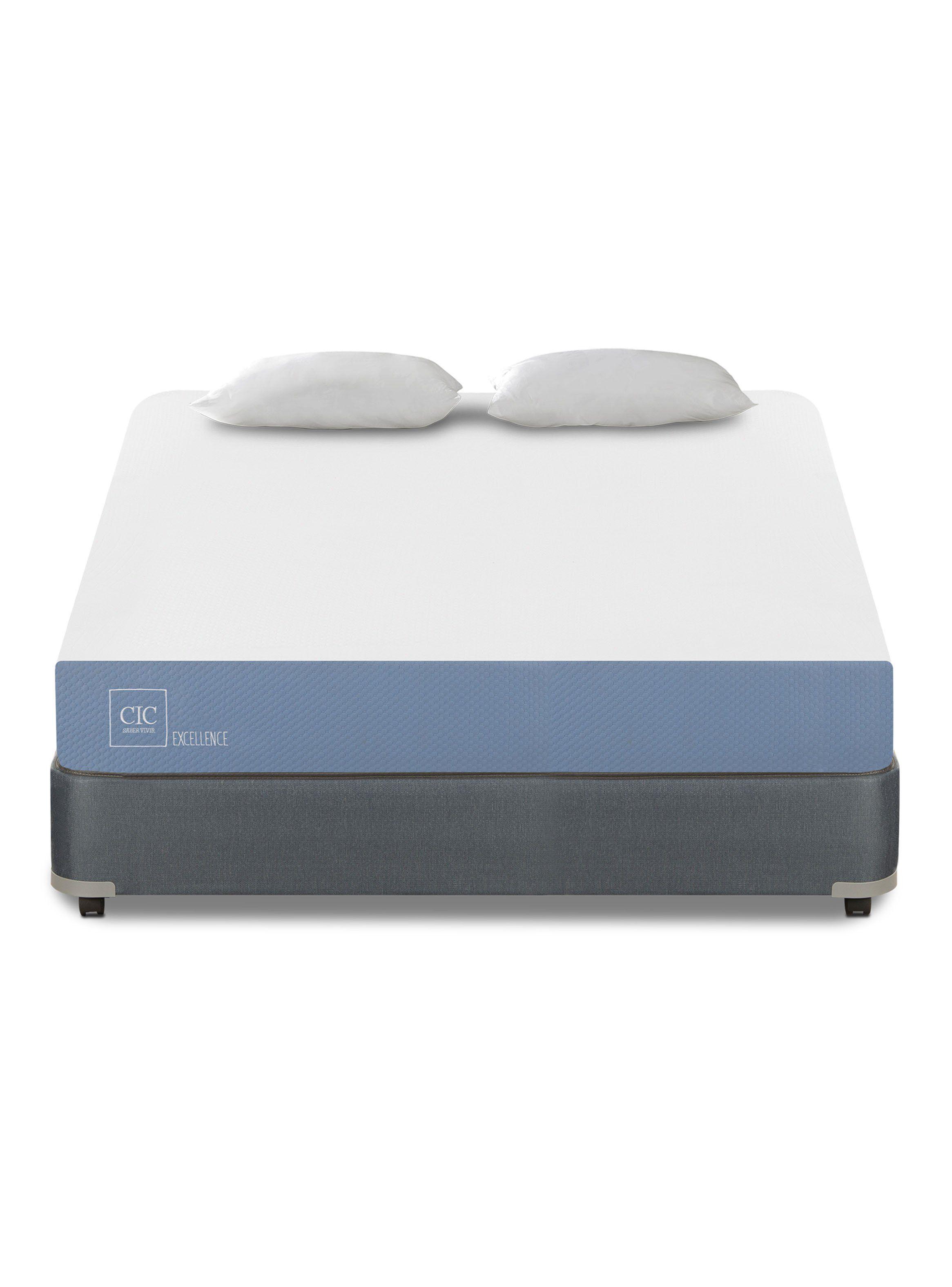 Cama Americana Excellence Full + Almohadas-2
