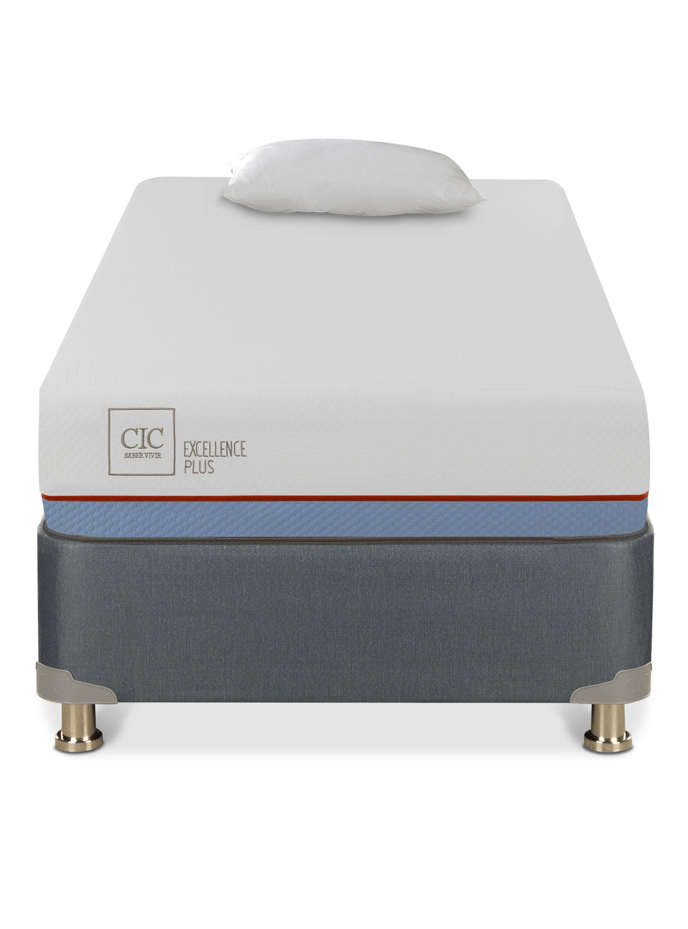 Cama Americana Excellence Plus 1 Plaza + Almohada-2