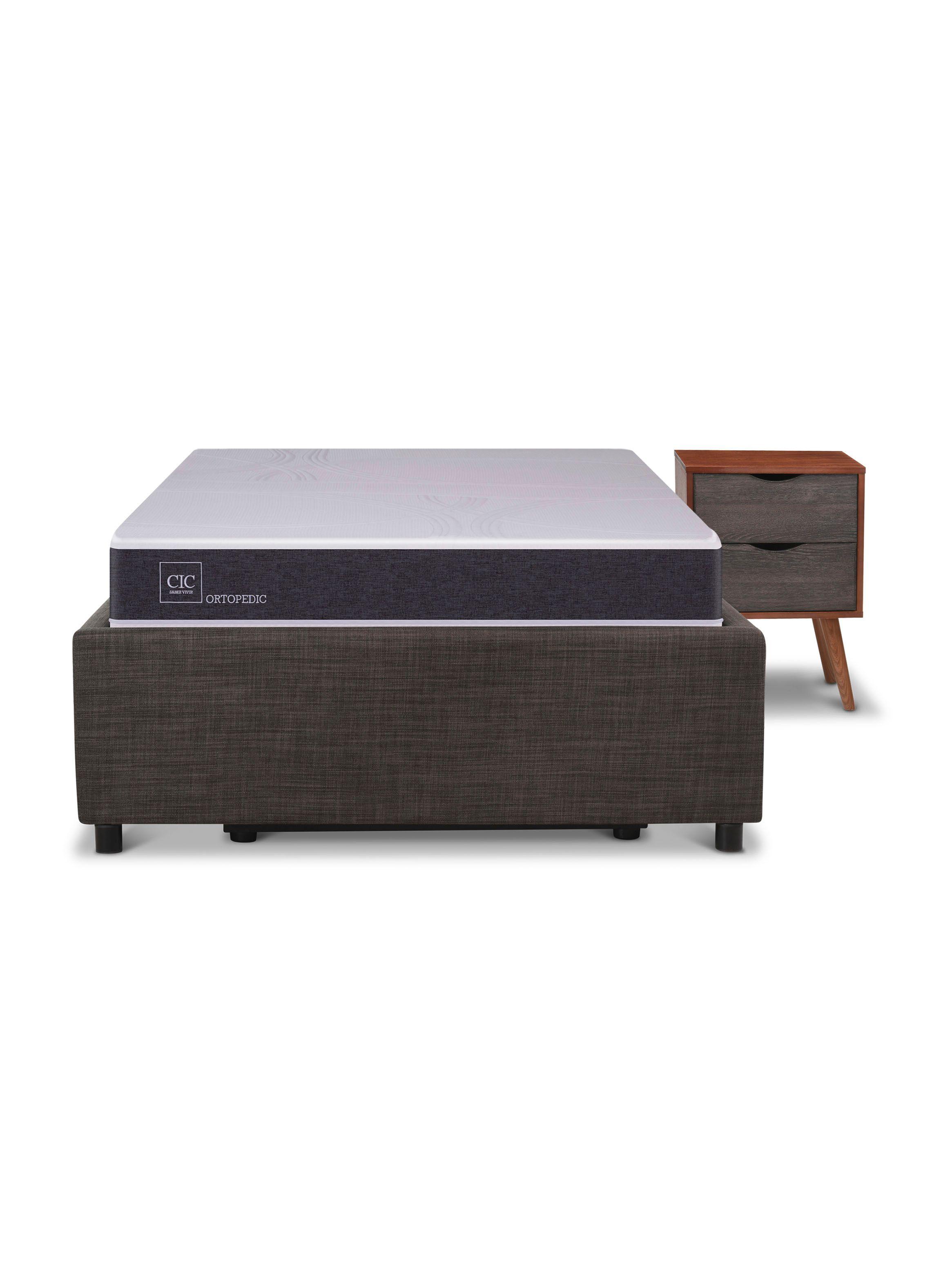 Cama Funcional Space Box Ortopedic 1.5 Plazas Niger S-T-3