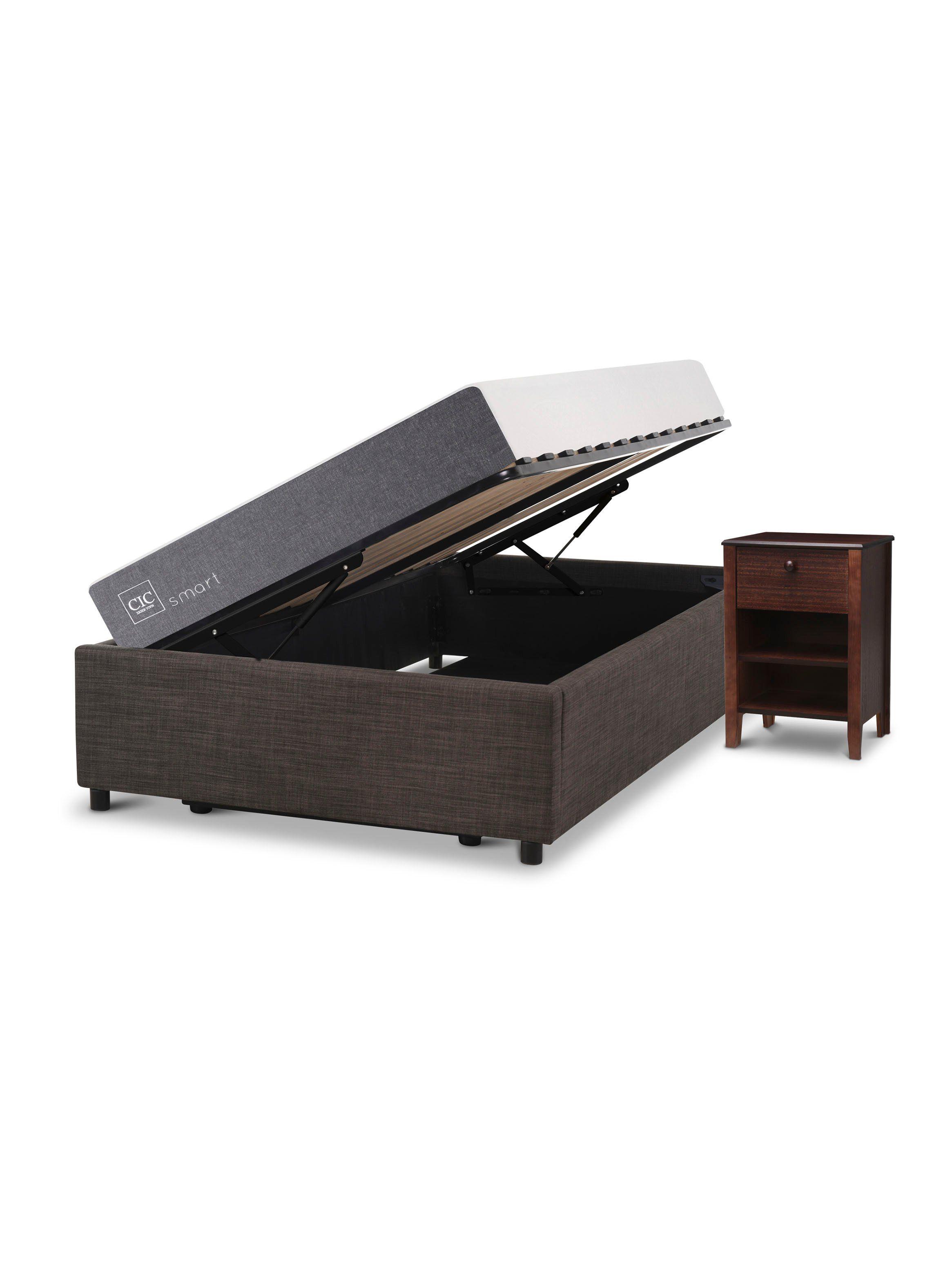 Cama Funcional Space Box Smart 1.5 Plazas + Set Muebles-1