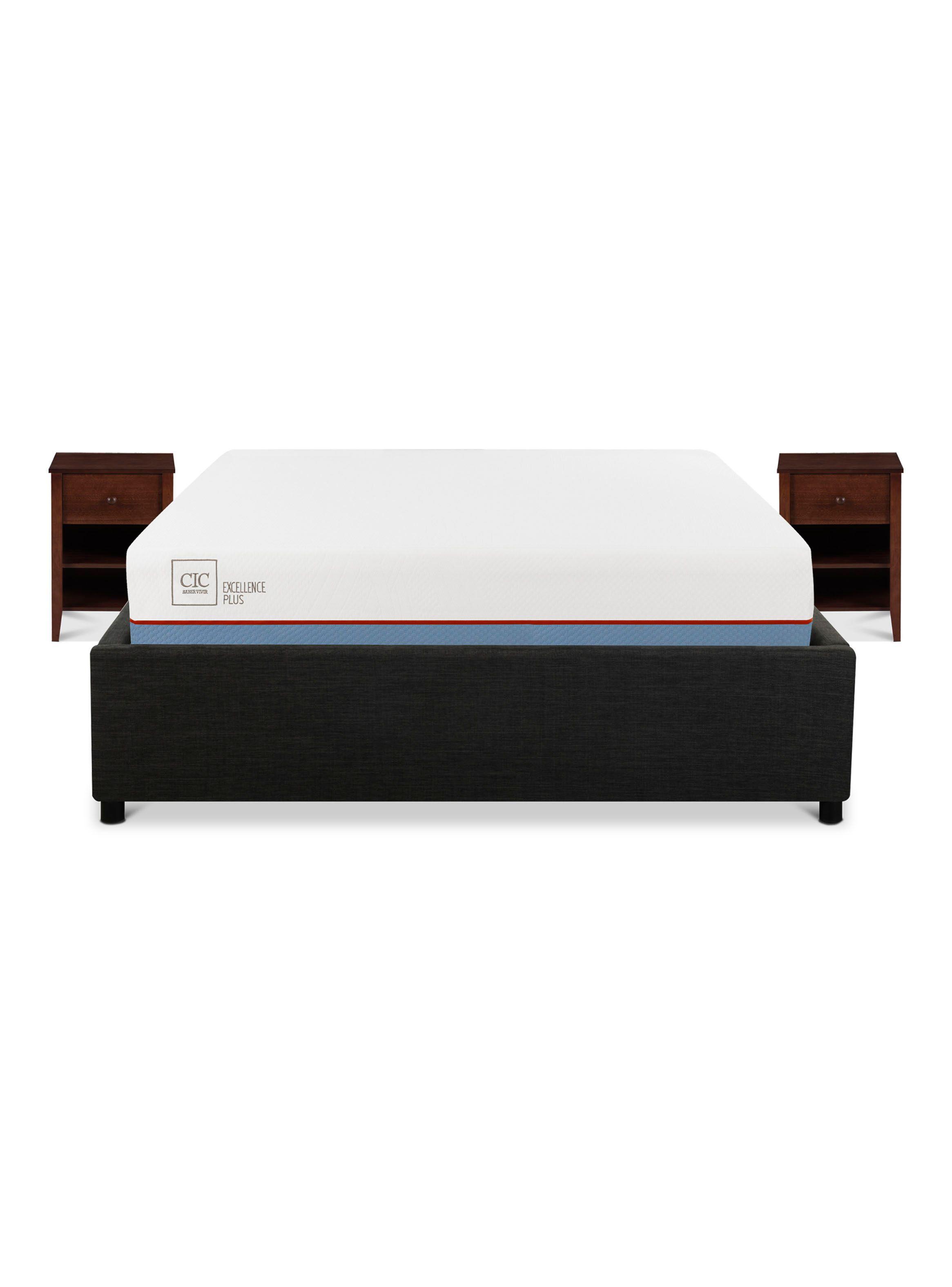 Boxet Excellence Plus 2 Plazas + Velador Torino Chocolate-2