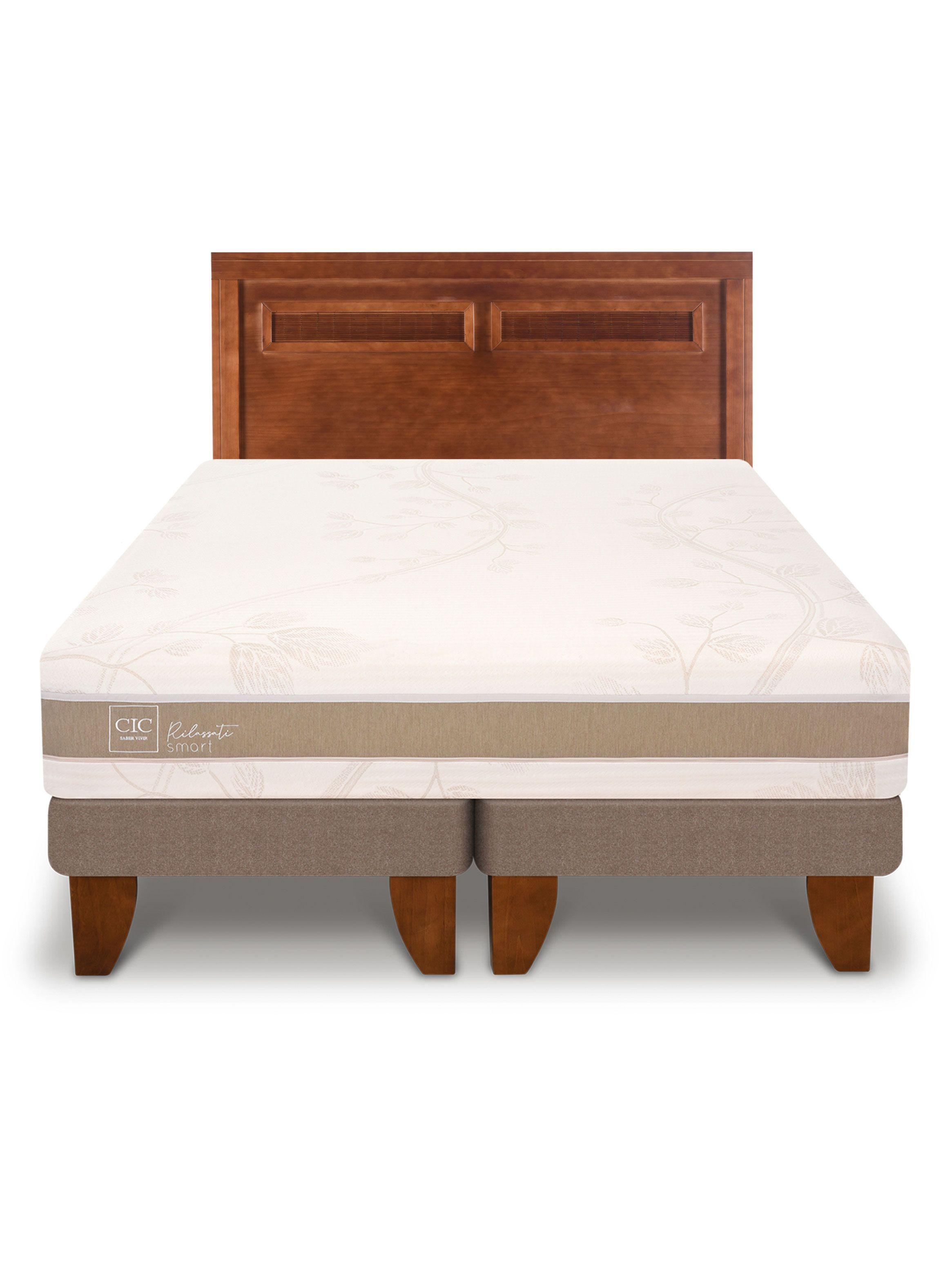 Cama Europea Rilassati Infinity King Respaldo Milan-2