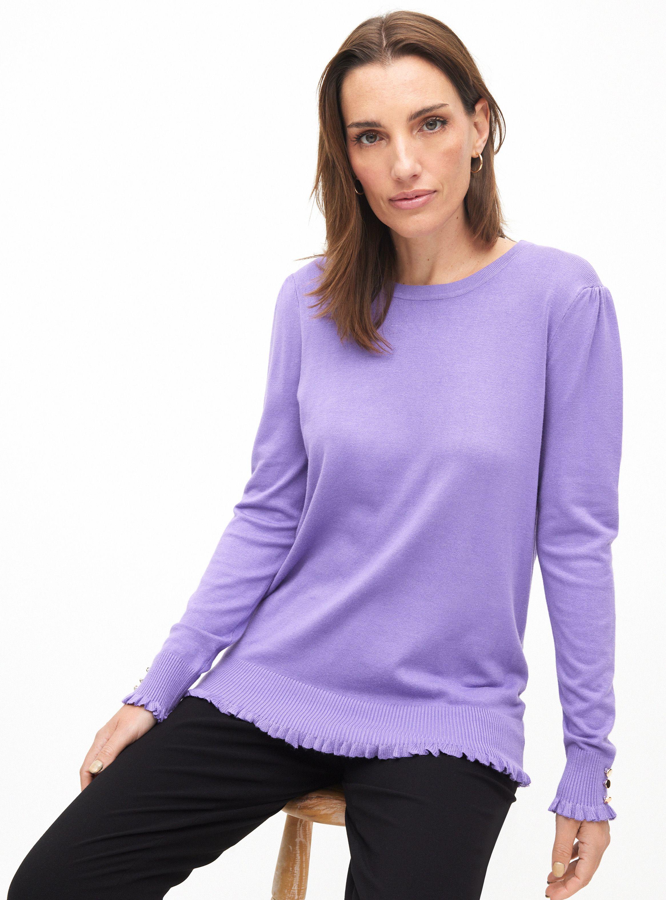 Sweater Detalle Vuelitos En Basta y Puño-0