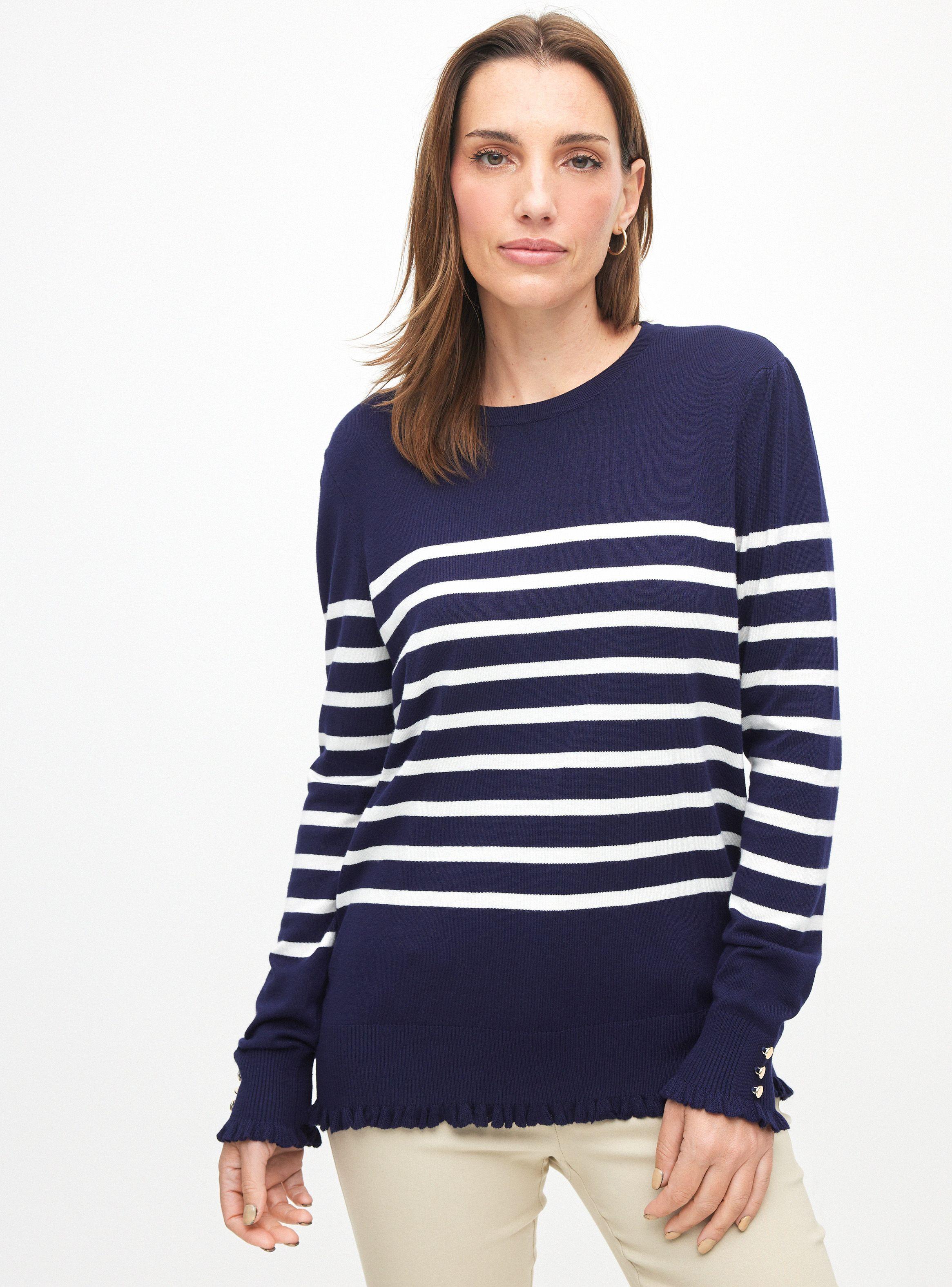 Sweater Detalle Vuelitos En Basta y Puño-0