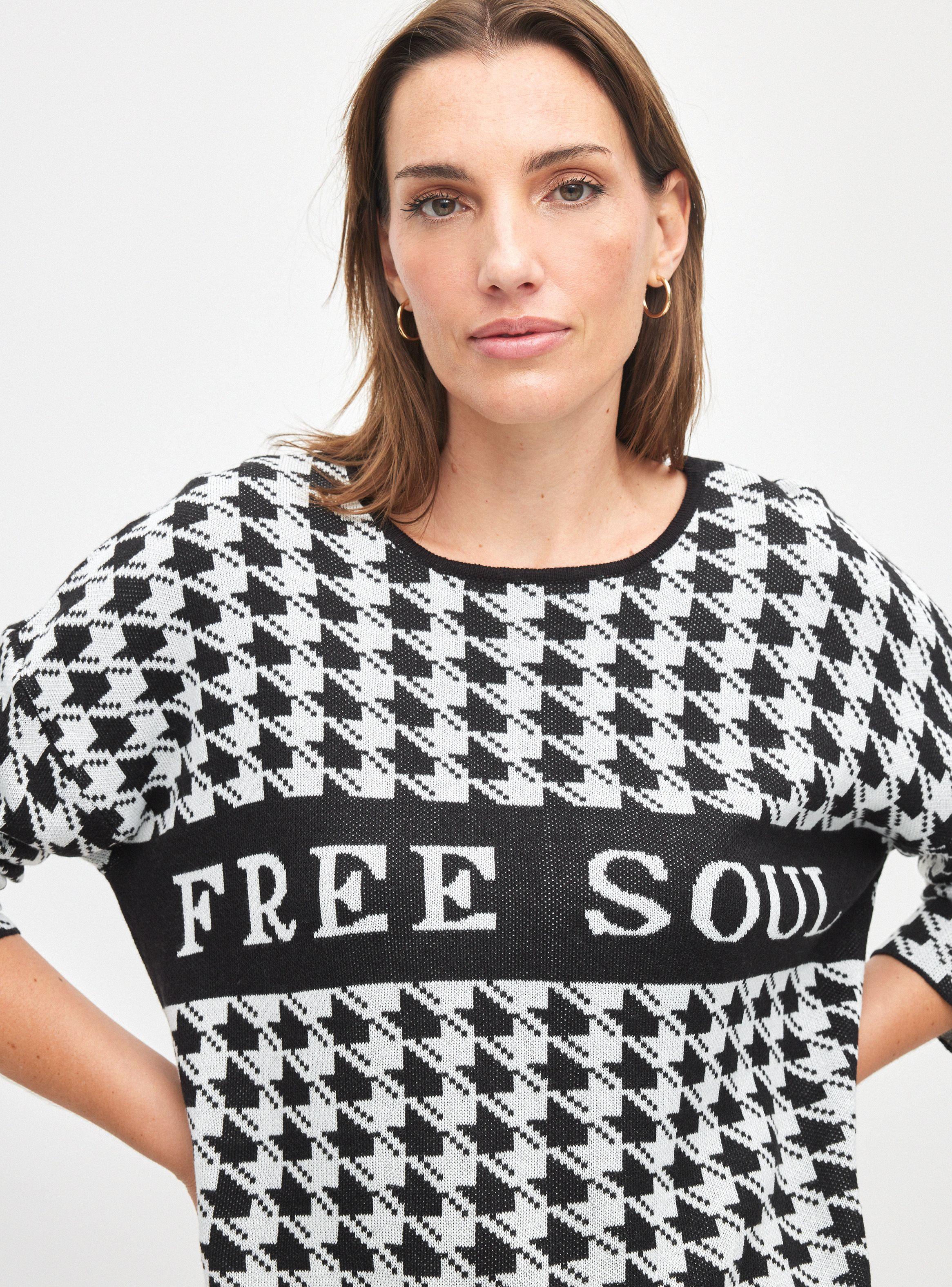 Sweater Jacquard con Texto-2