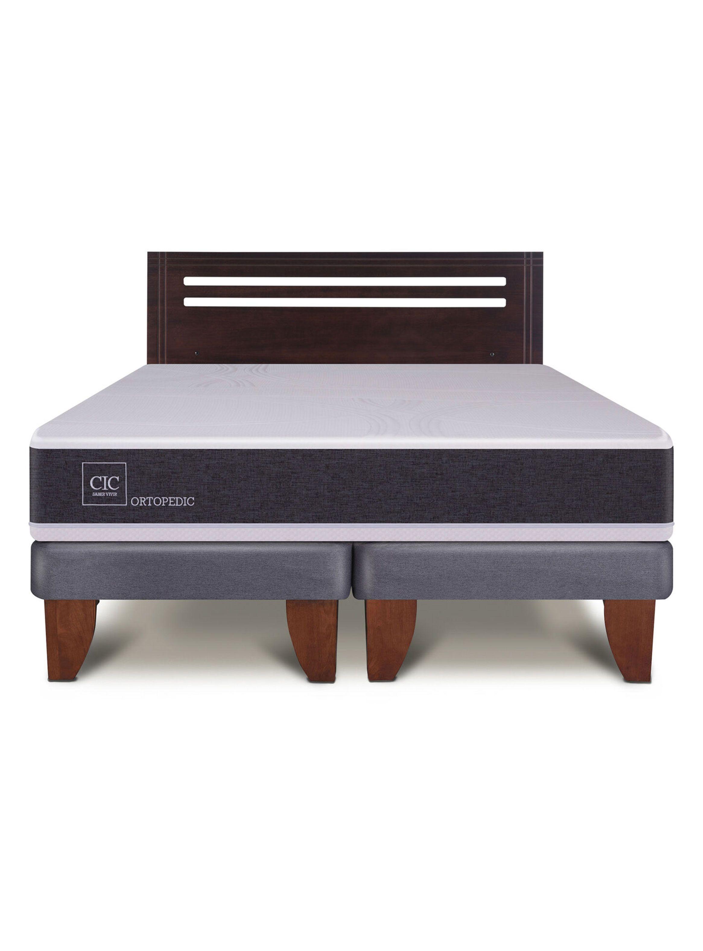 Cama Europea New Ortopedic 2 Plazas Bd Respaldo New Munich-2