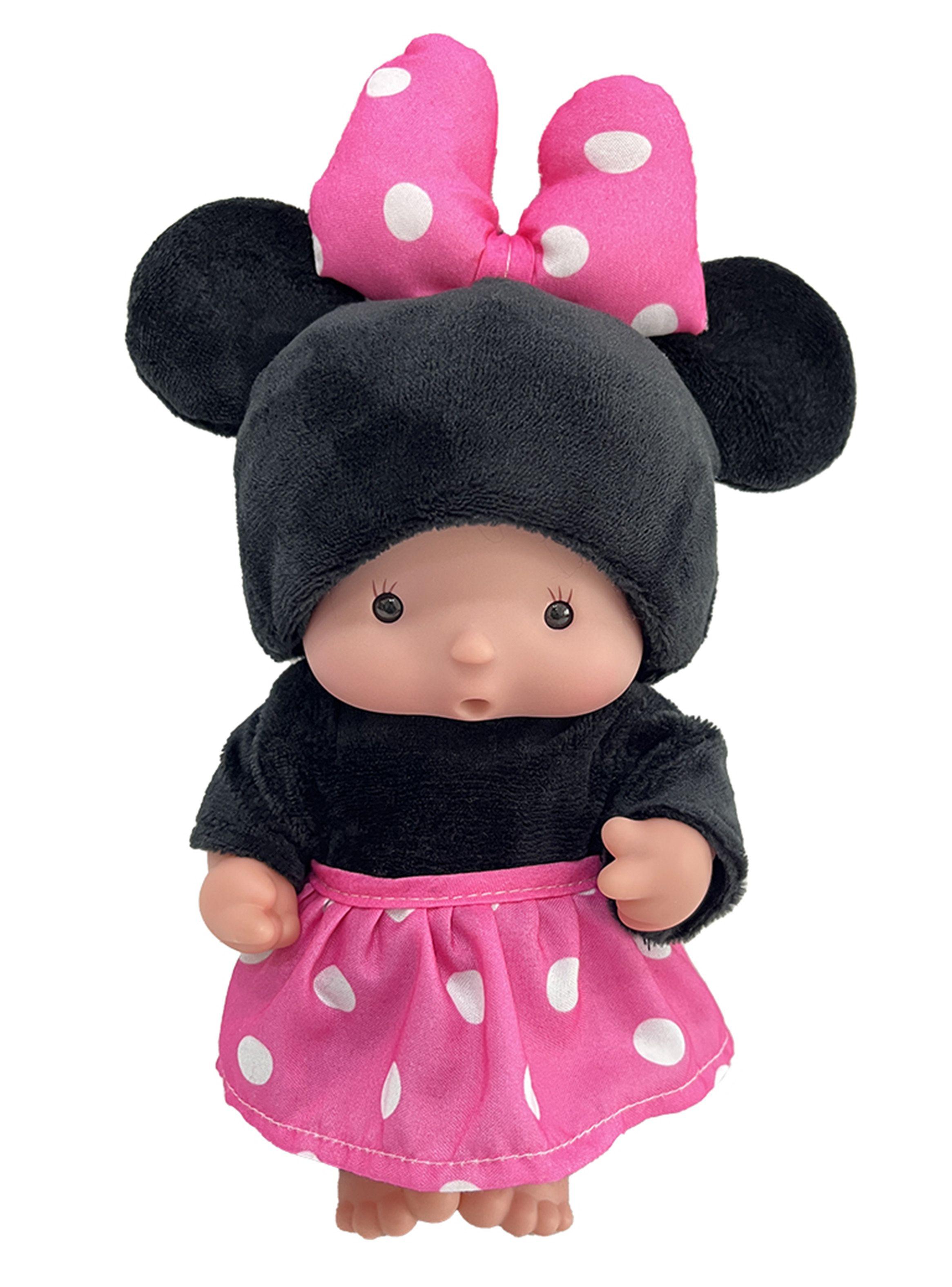 Muñeca Disfracitos Minnie Rosado y Negro-0