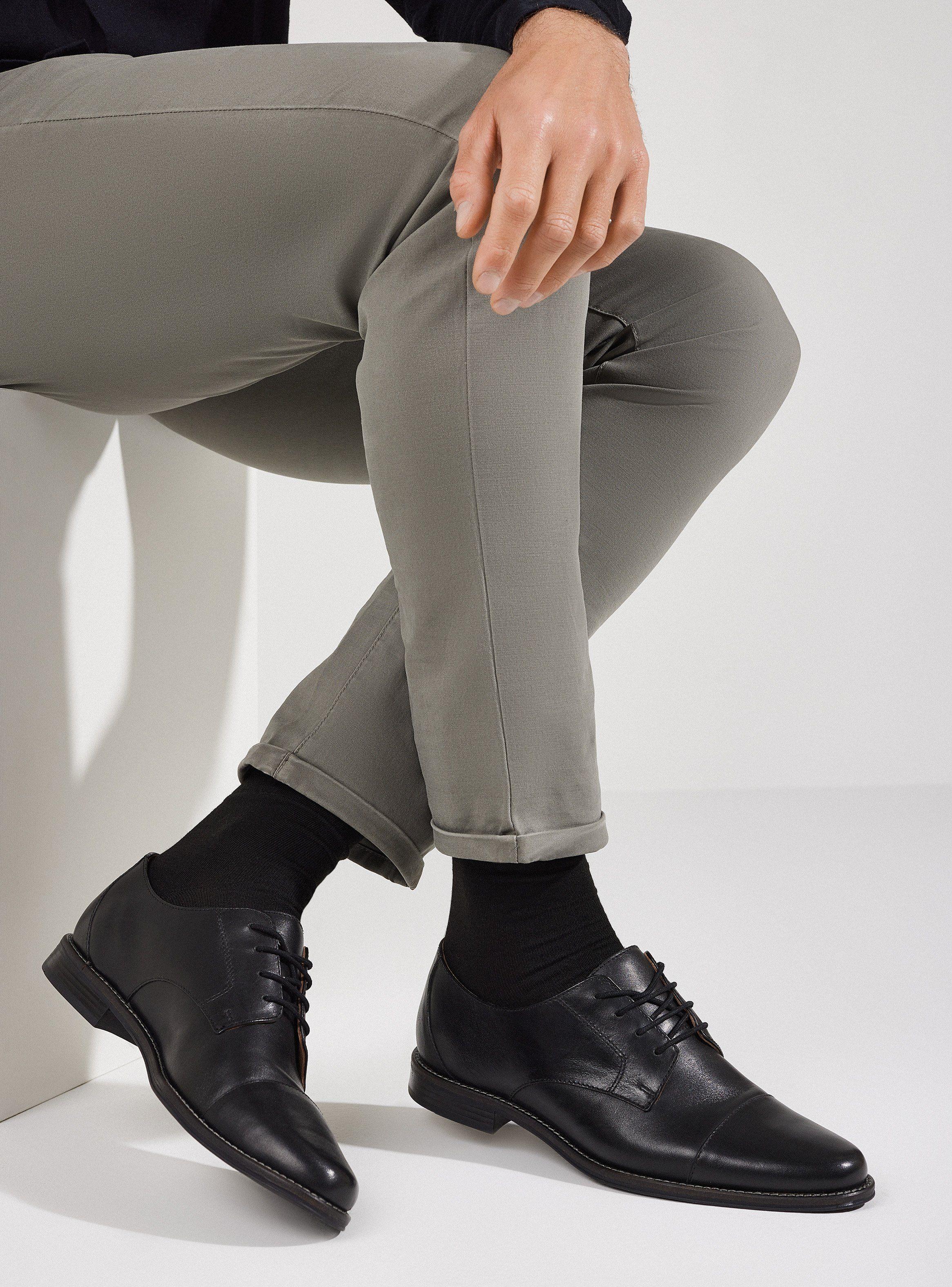 Zapato Formal con Punta Marcada Hombre-0