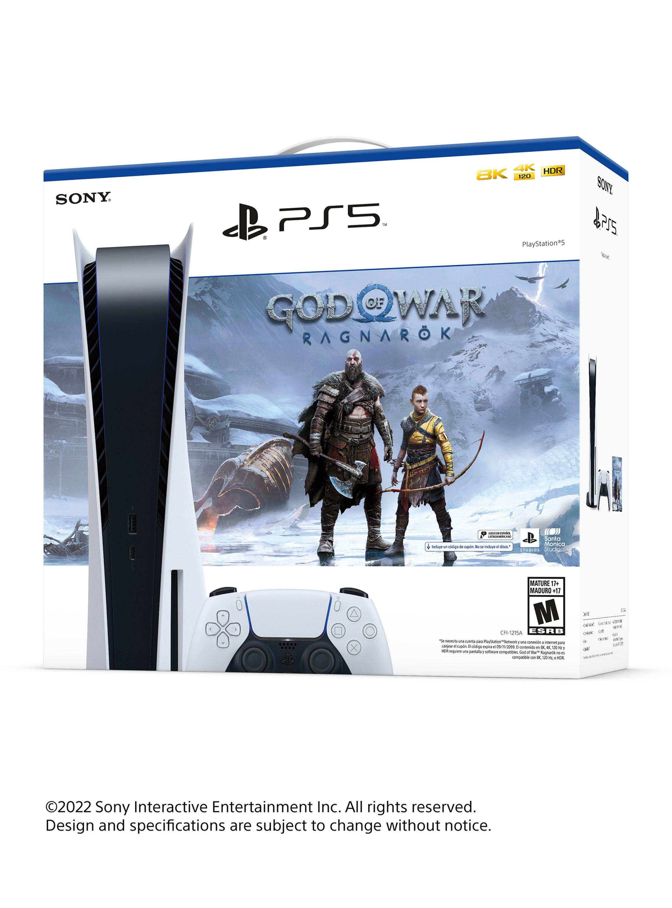 Consola PS5 con Disco + Juego God of War Ragnarok-1