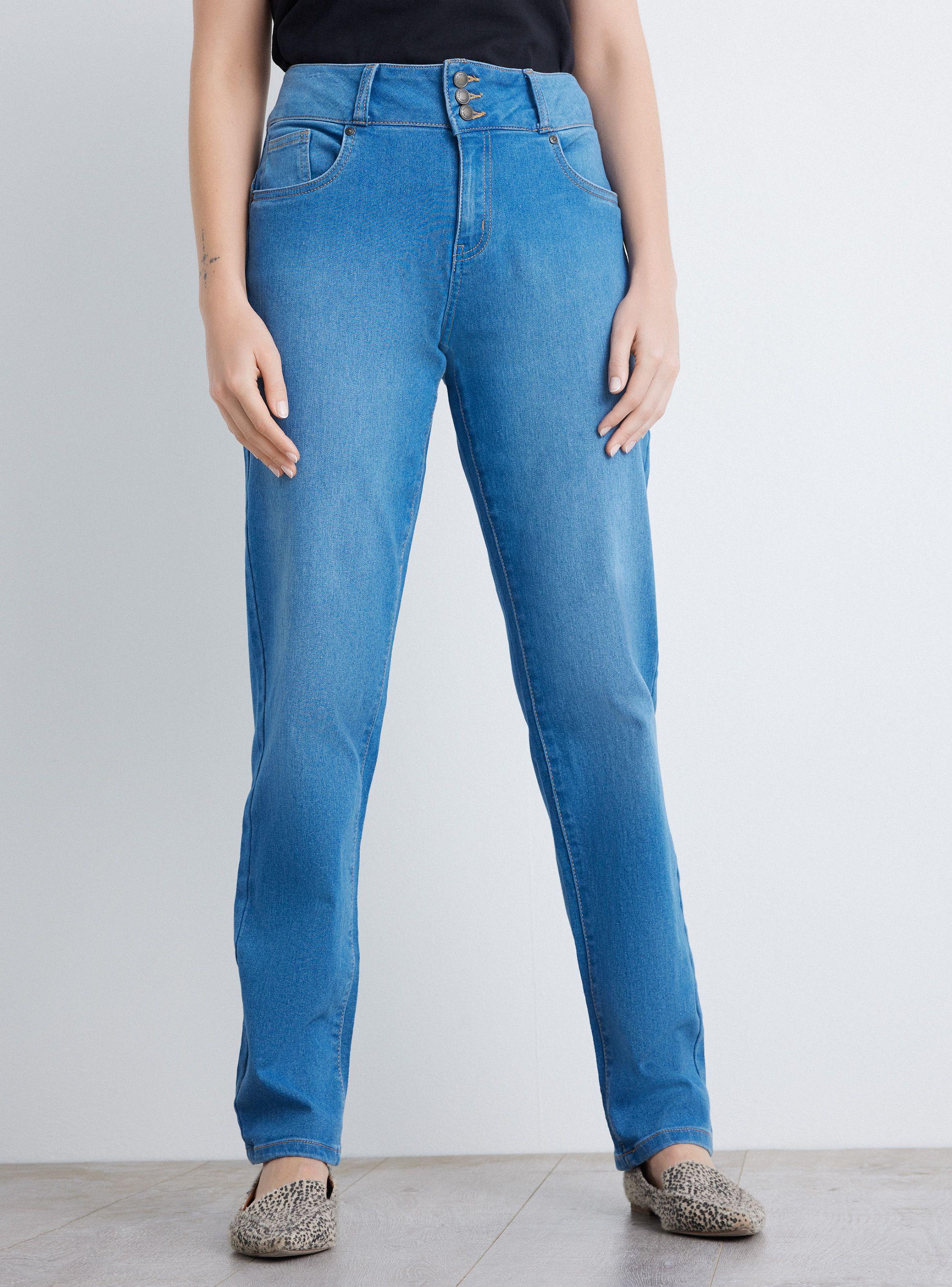Jeans Pretina 3 Botones 5 Bolsillos-0
